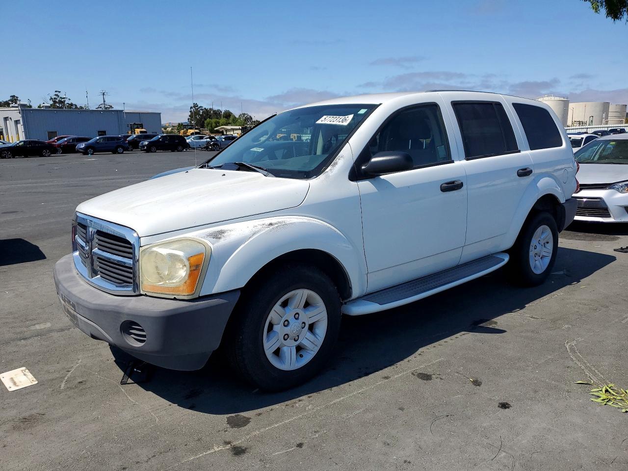 2004 Dodge Durango St White vin: 1D4HD38K74F132600