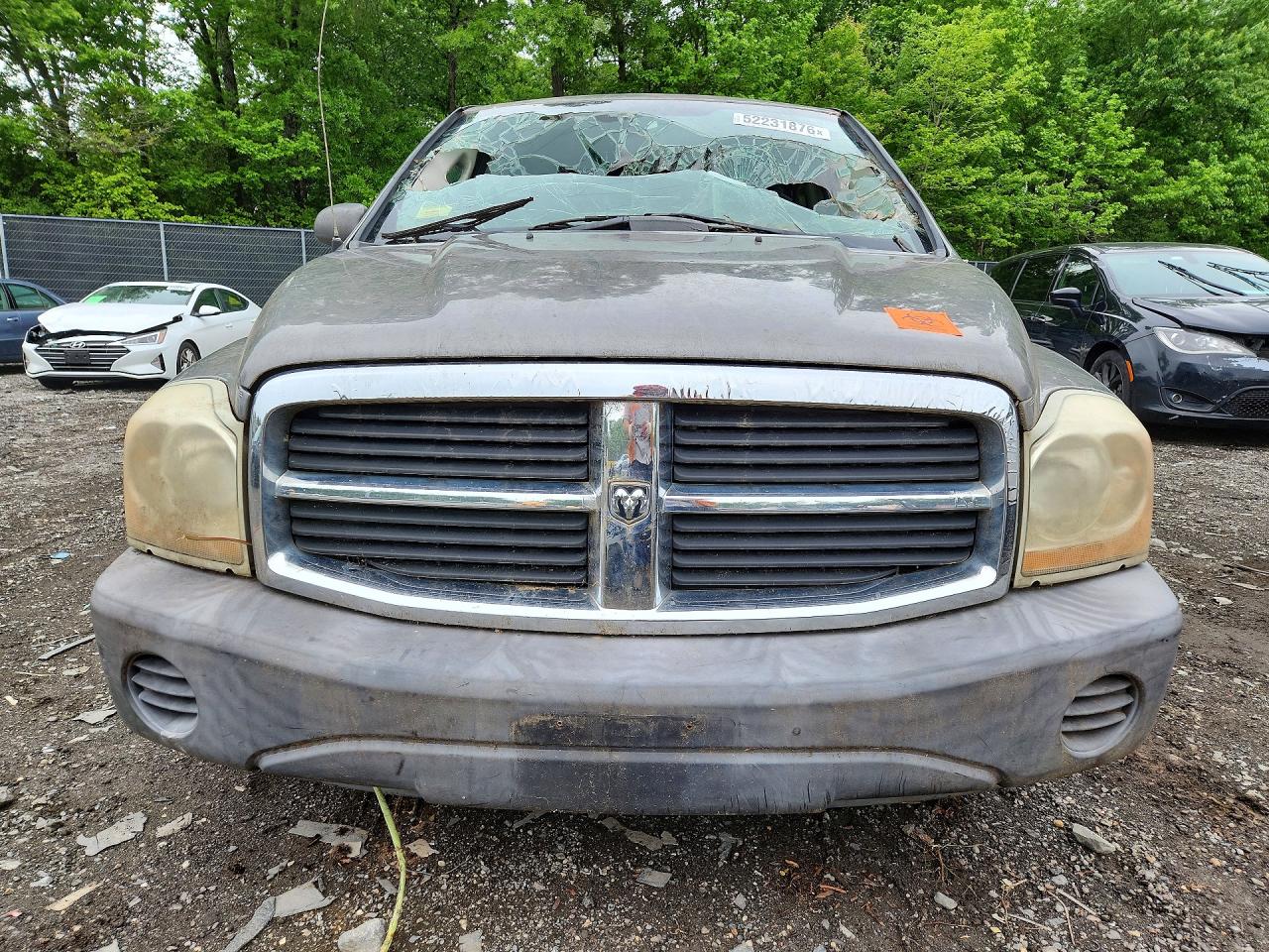 2005 Dodge Durango Gray vin: 1D4HD38K95F506173
