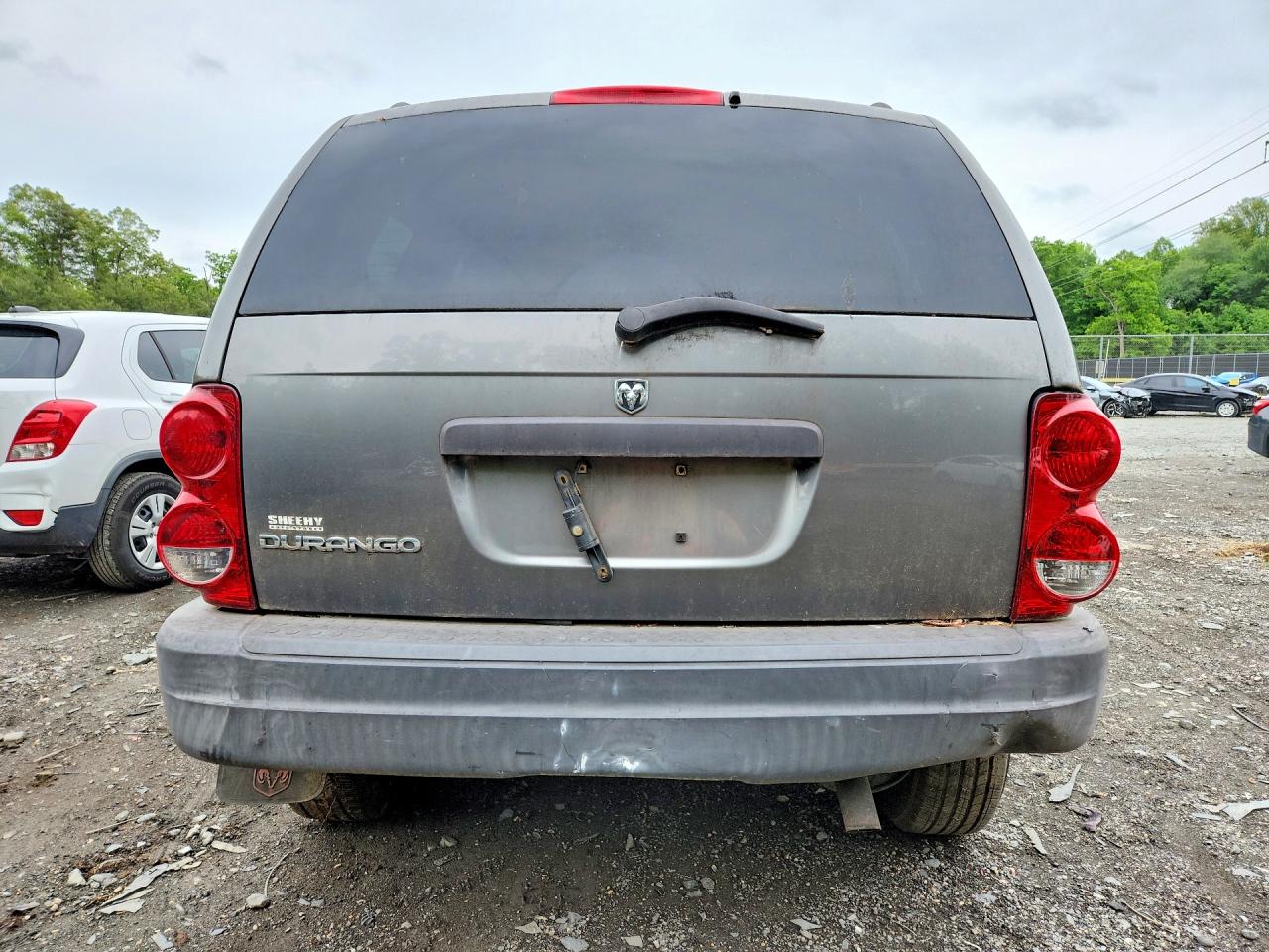 2005 Dodge Durango Gray vin: 1D4HD38K95F506173