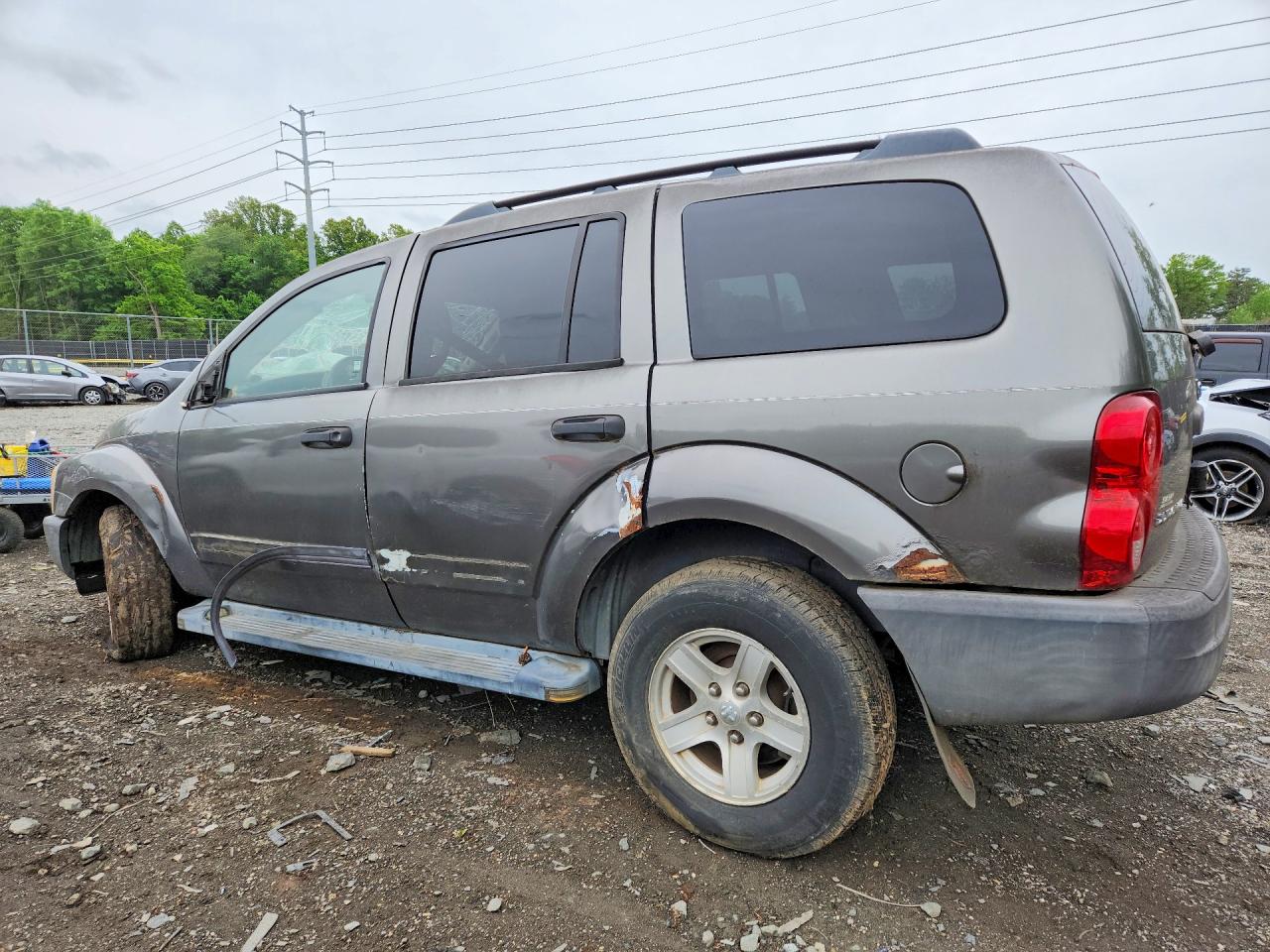 2005 Dodge Durango Gray vin: 1D4HD38K95F506173