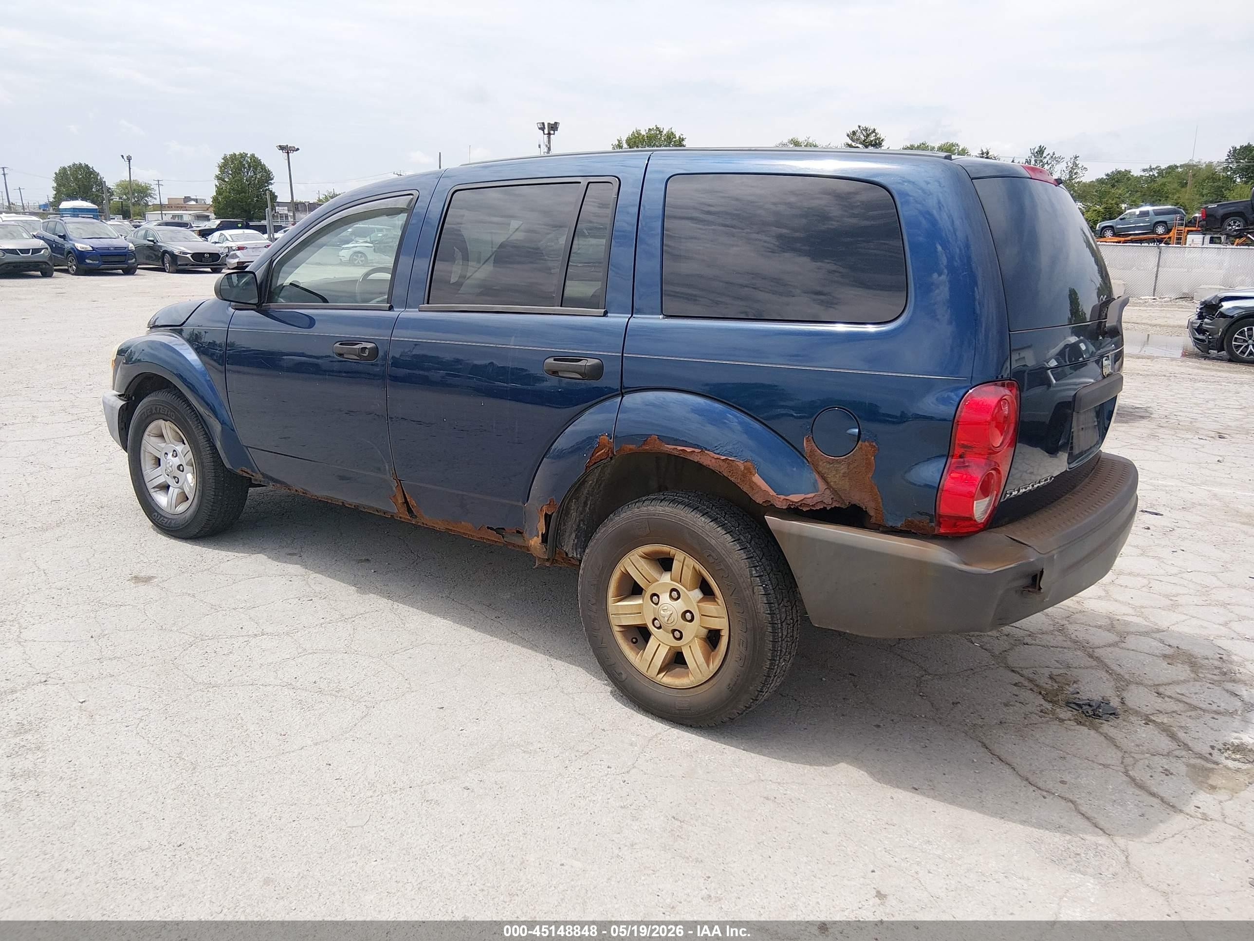 2005 Dodge Durango St Blue vin: 1D4HD38KX5F527811