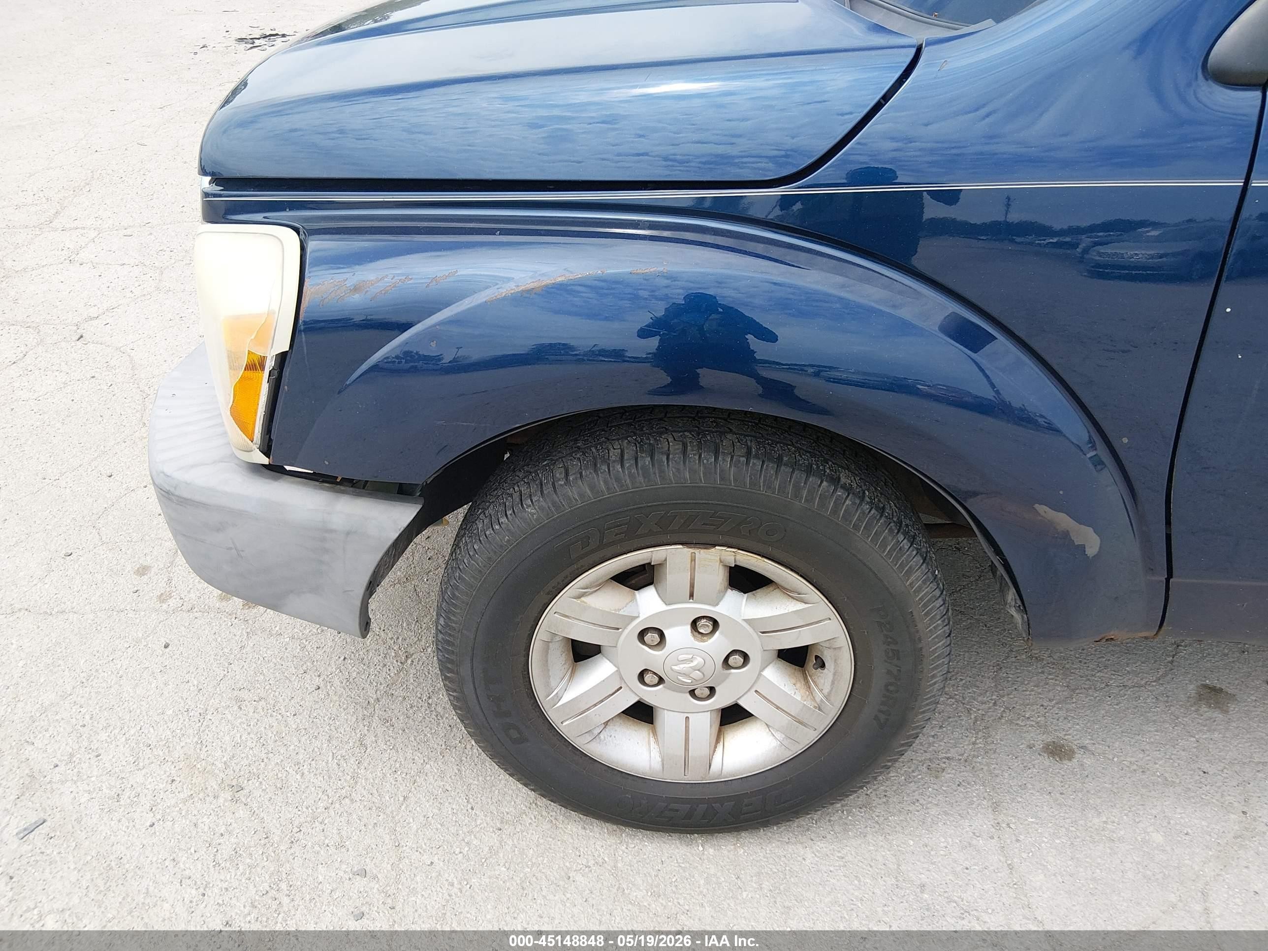 2005 Dodge Durango St Blue vin: 1D4HD38KX5F527811