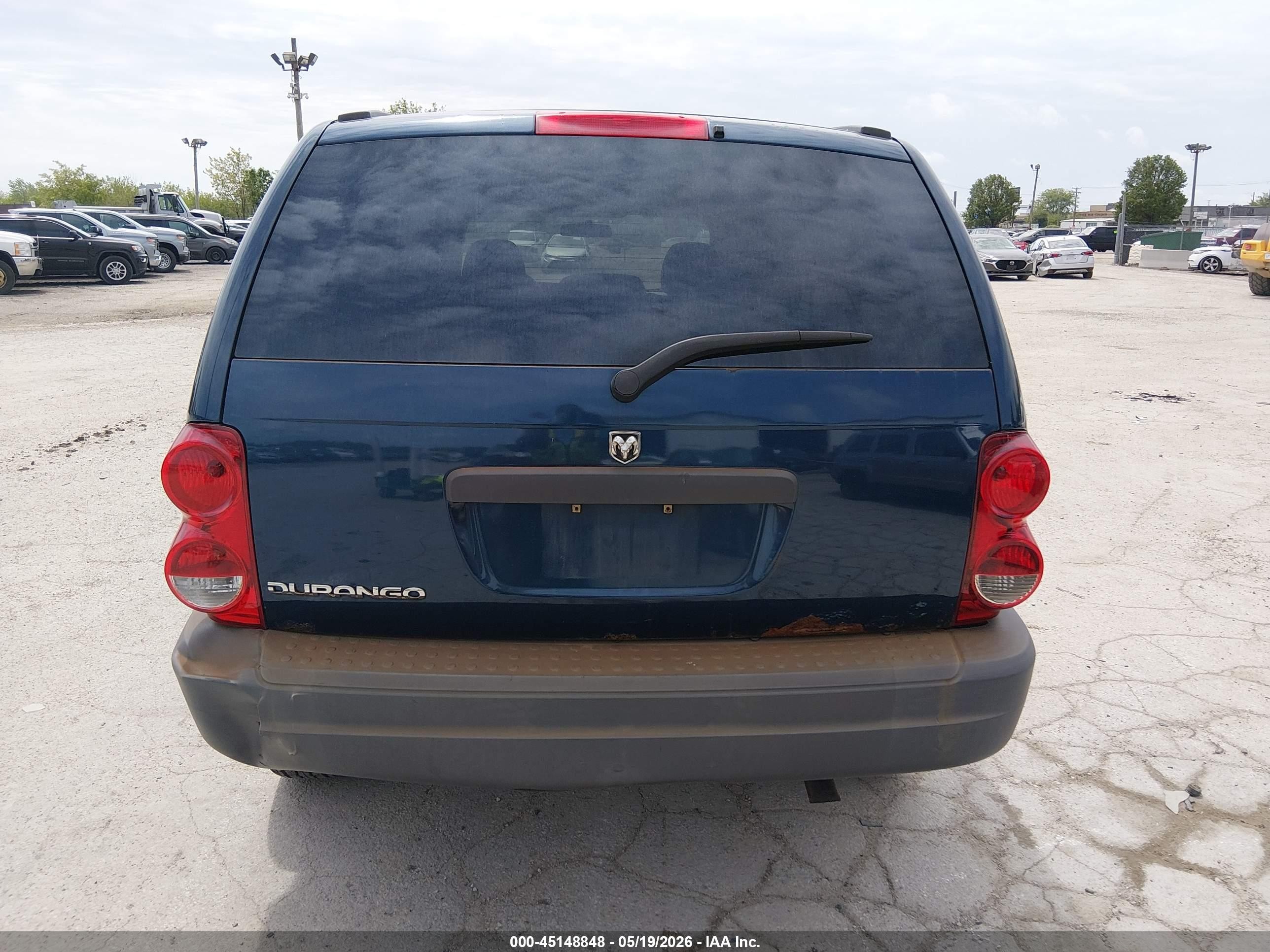 2005 Dodge Durango St Blue vin: 1D4HD38KX5F527811