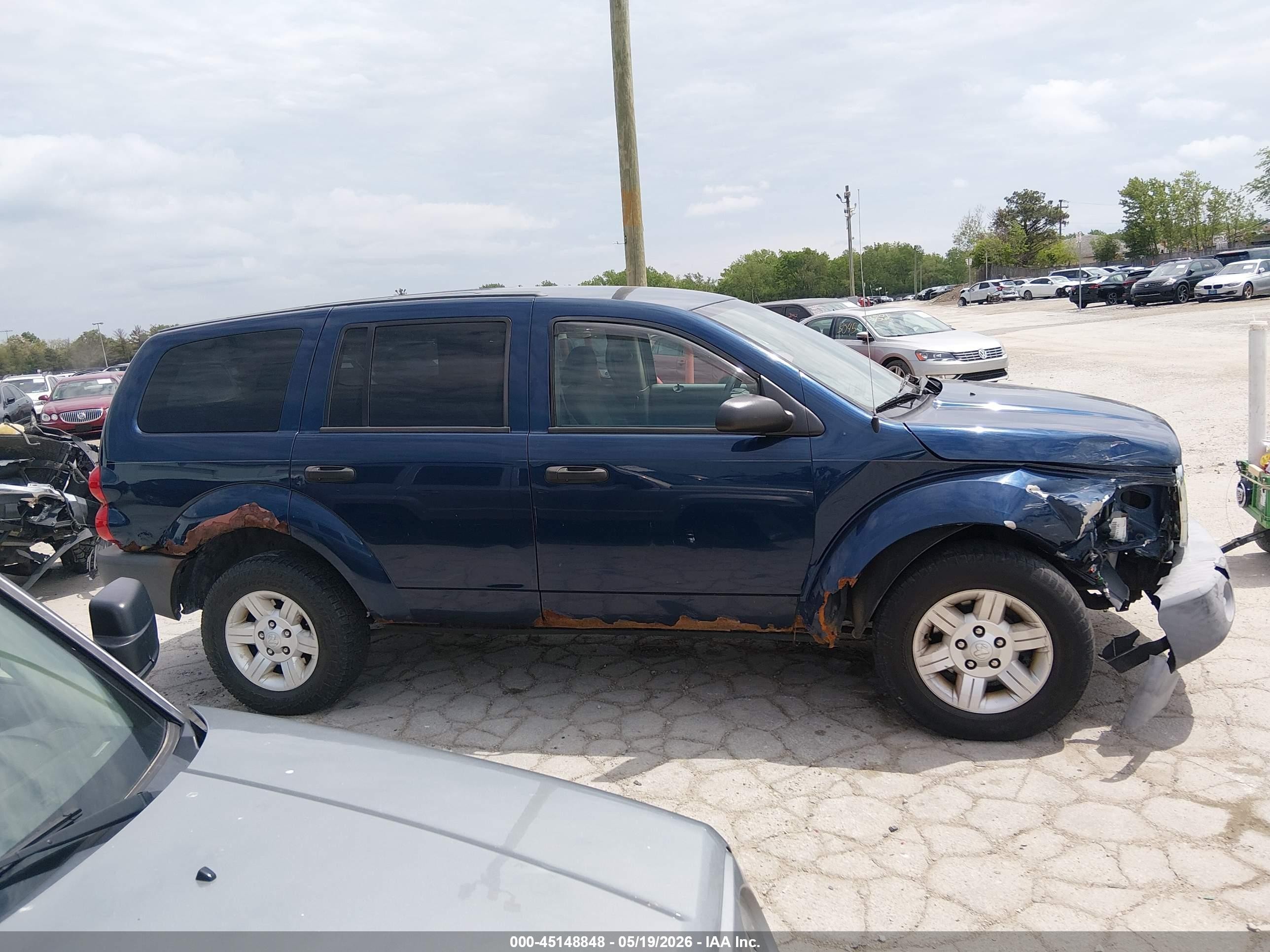 2005 Dodge Durango St Blue vin: 1D4HD38KX5F527811
