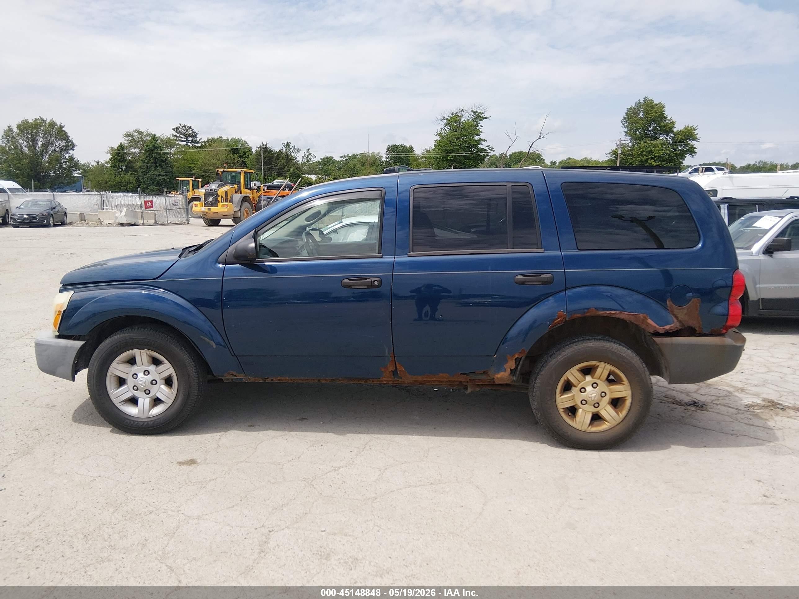 2005 Dodge Durango St Blue vin: 1D4HD38KX5F527811