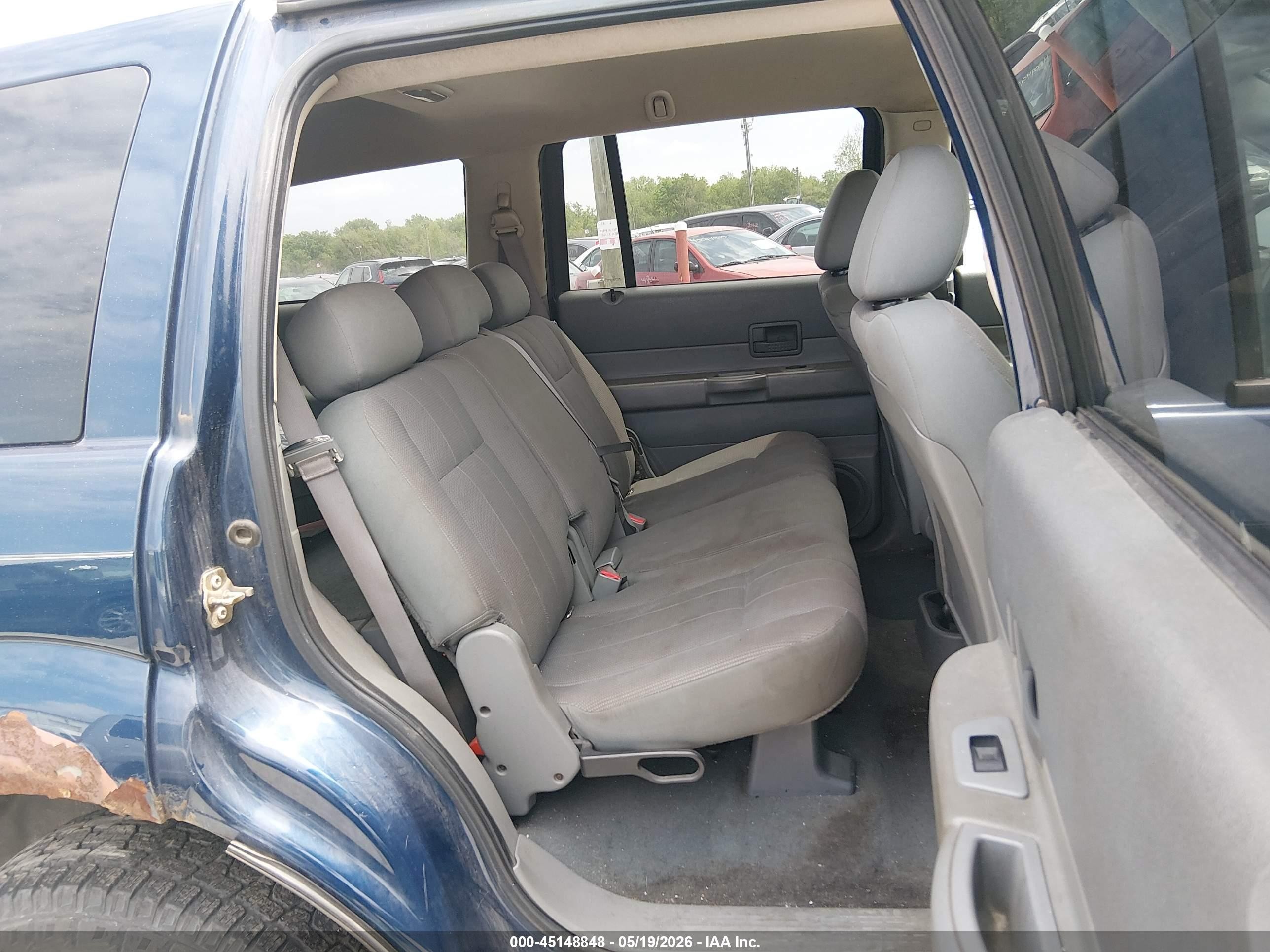 2005 Dodge Durango St Blue vin: 1D4HD38KX5F527811