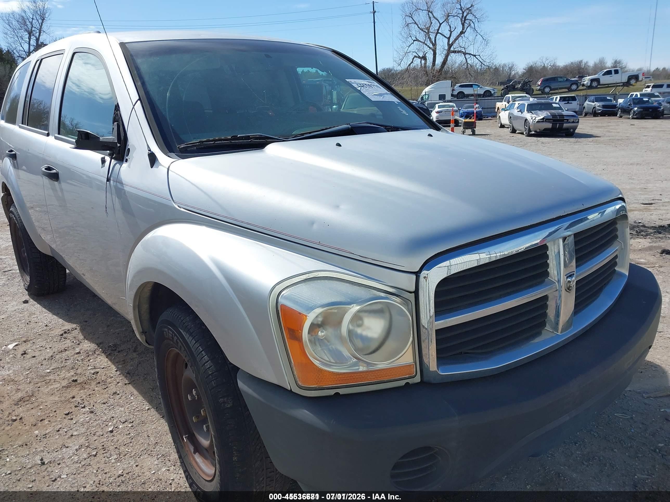 2004 Dodge Durango St Silver vin: 1D4HD38N34F194294