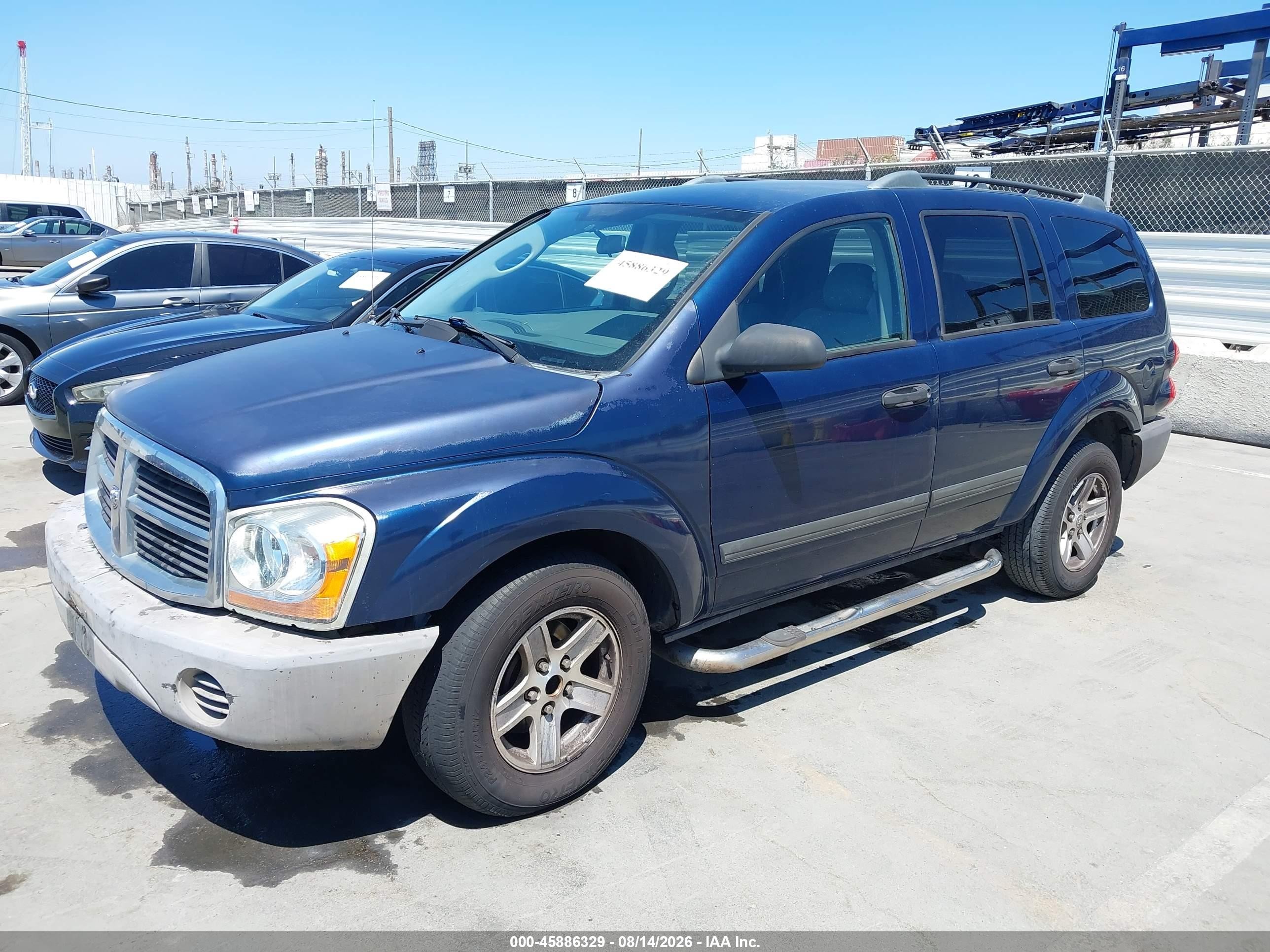 2006 Dodge Durango Sxt Blue vin: 1D4HD38N46F174638