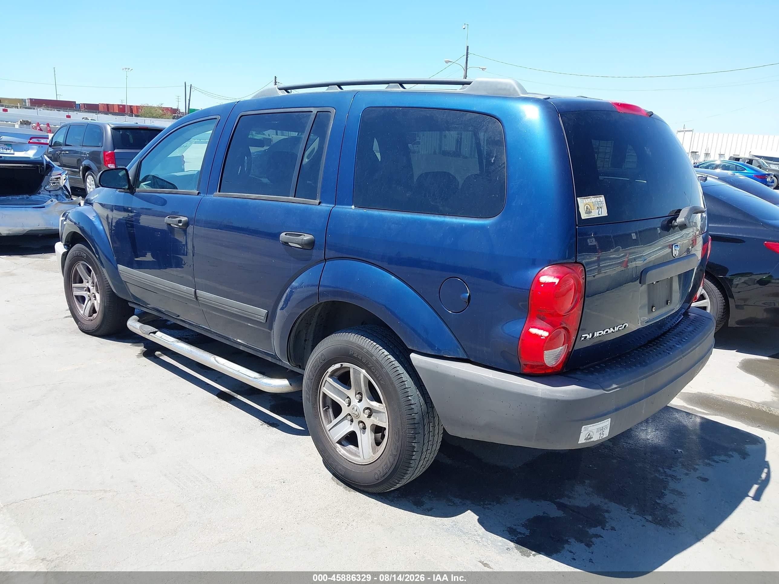 2006 Dodge Durango Sxt Blue vin: 1D4HD38N46F174638