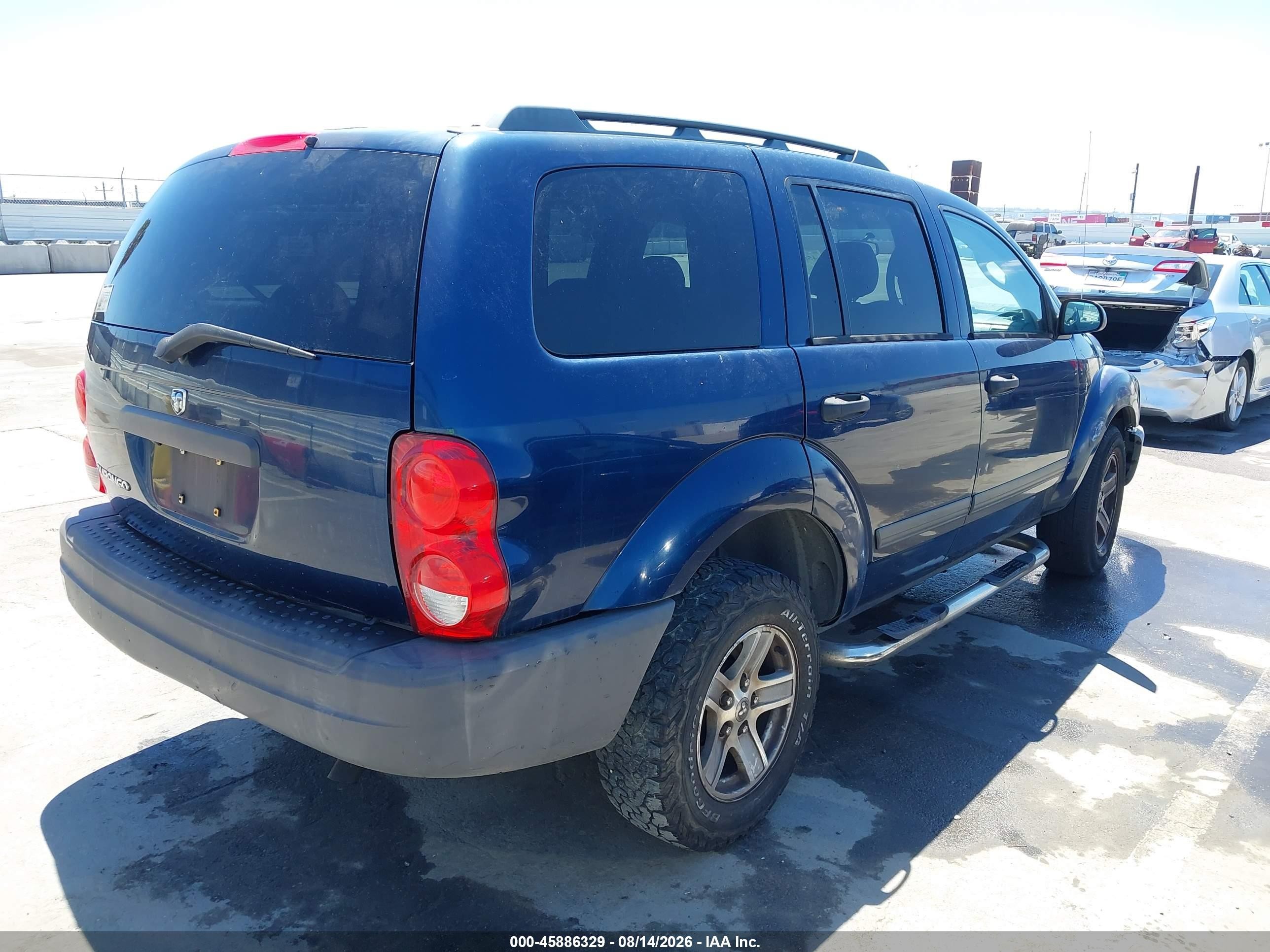 2006 Dodge Durango Sxt Blue vin: 1D4HD38N46F174638
