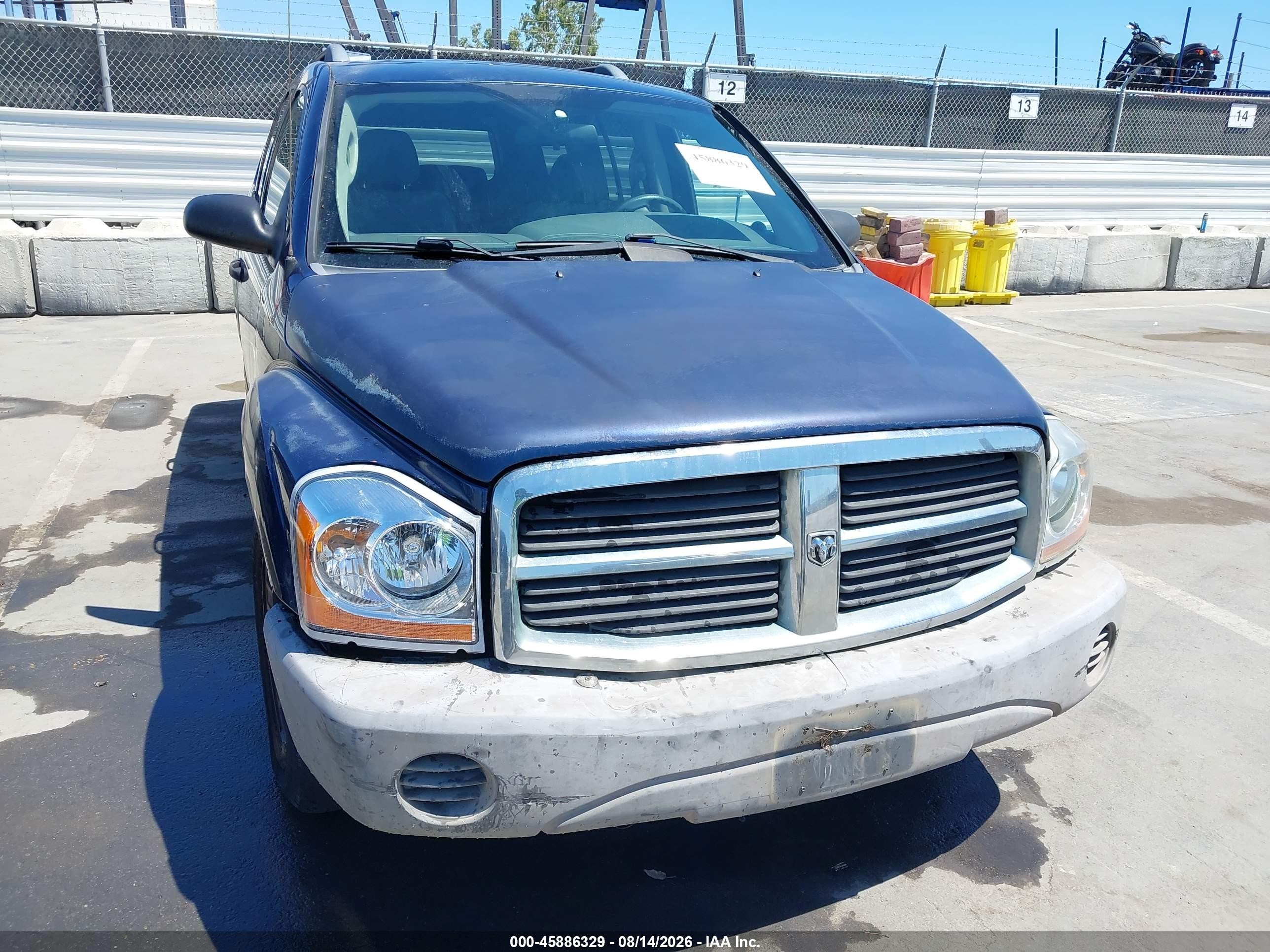 2006 Dodge Durango Sxt Blue vin: 1D4HD38N46F174638