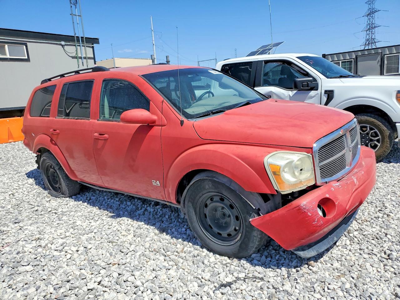 2006 Dodge Durango Red vin: 1D4HD38N76F115003