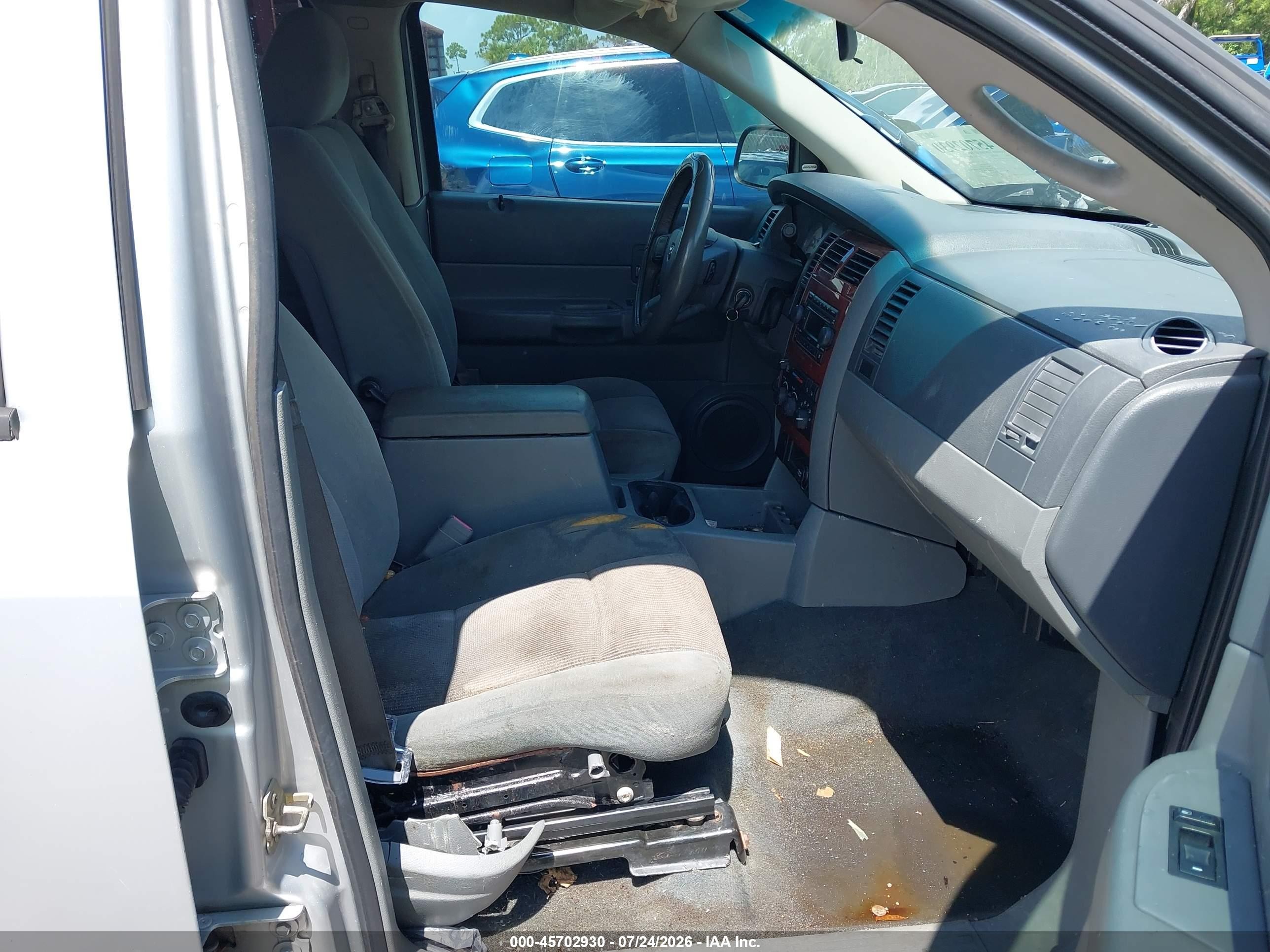 2006 Dodge Durango Slt Silver vin: 1D4HD48276F127860