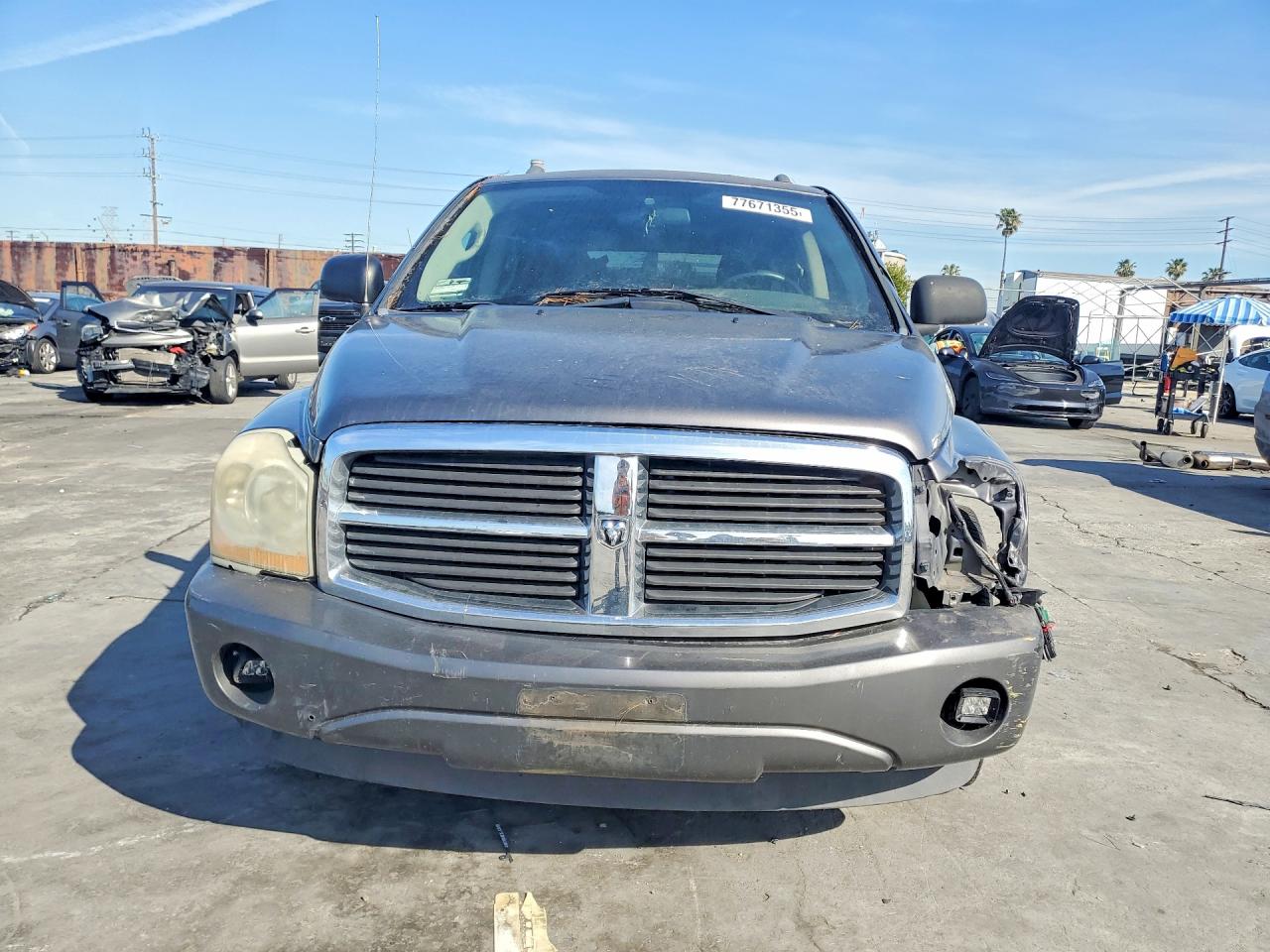 2004 Dodge Durango Slt Gray vin: 1D4HD48D14F125651