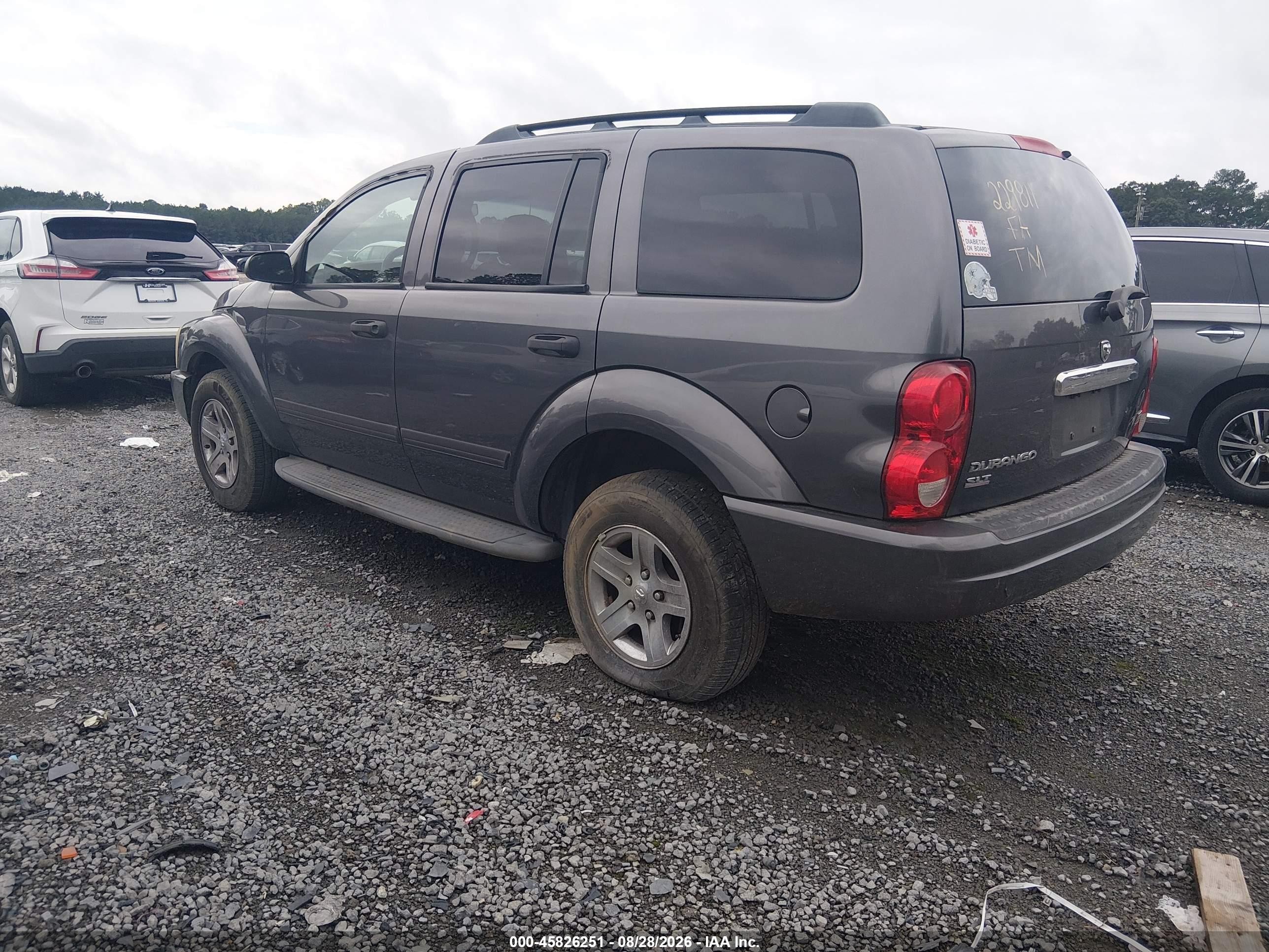 2004 Dodge Durango Slt Gray vin: 1D4HD48D24F229811