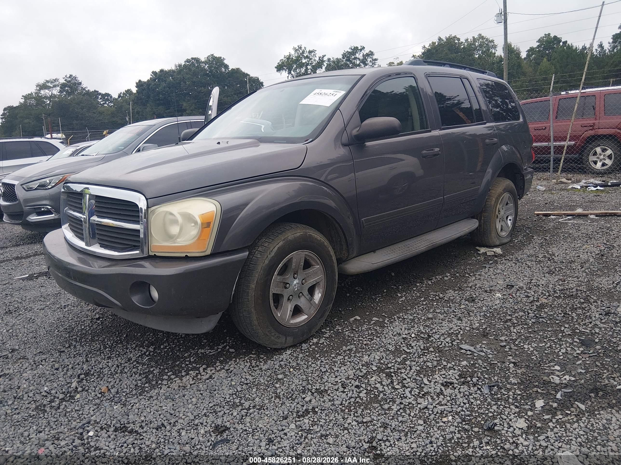 2004 Dodge Durango Slt Gray vin: 1D4HD48D24F229811