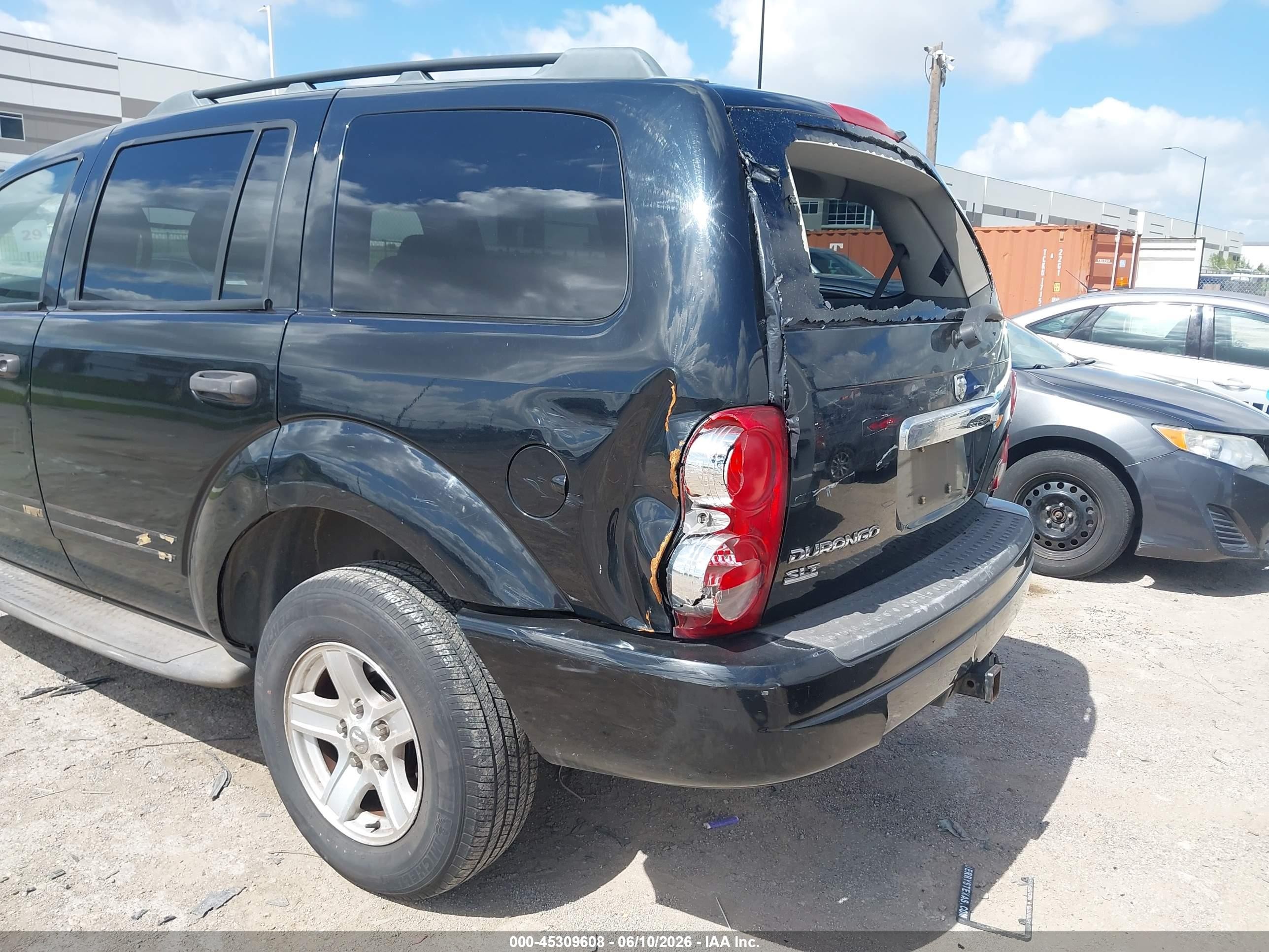 2004 Dodge Durango Slt Black vin: 1D4HD48D34F222608