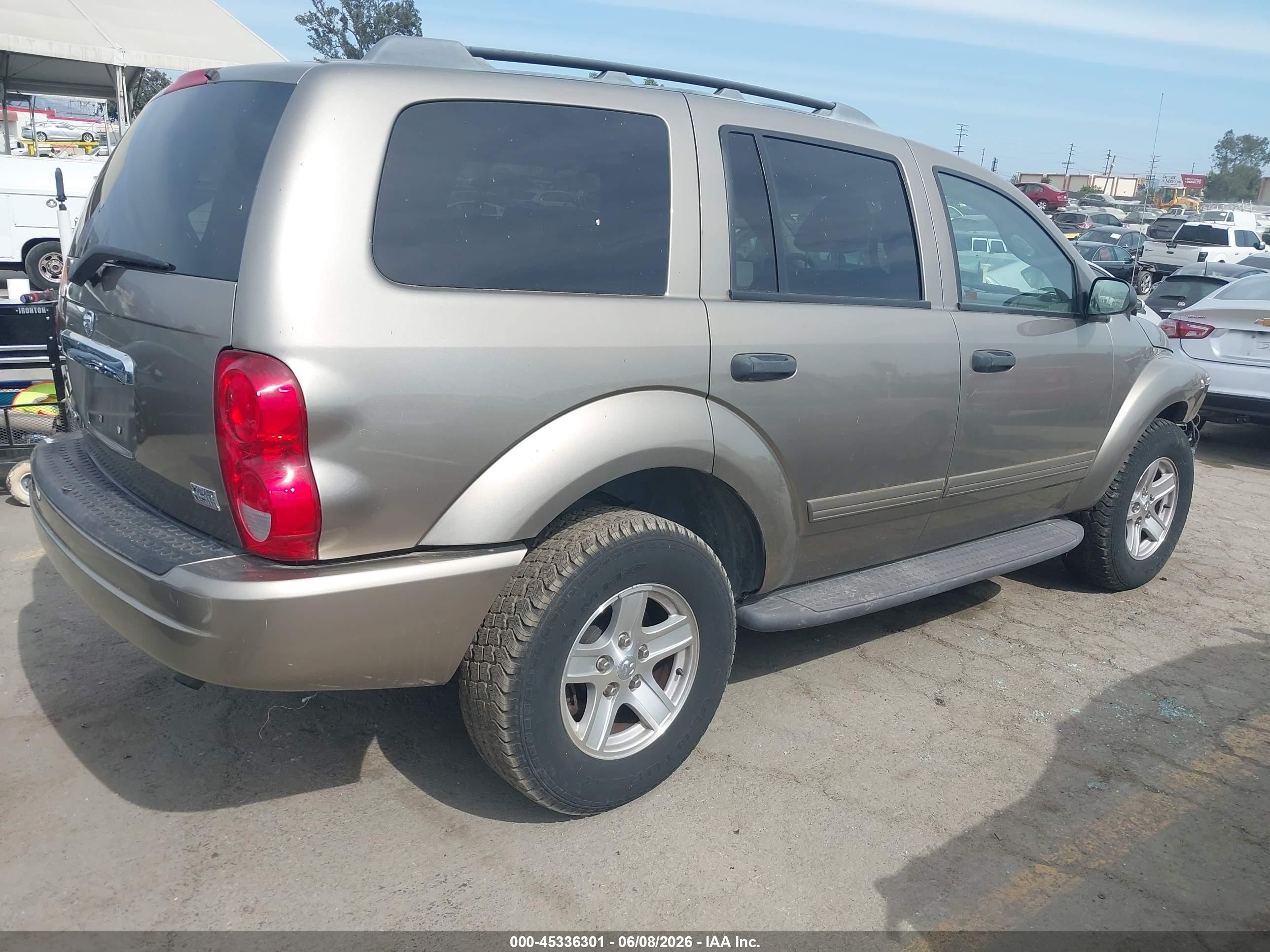 2004 Dodge Durango Slt Gold vin: 1D4HD48D54F132618