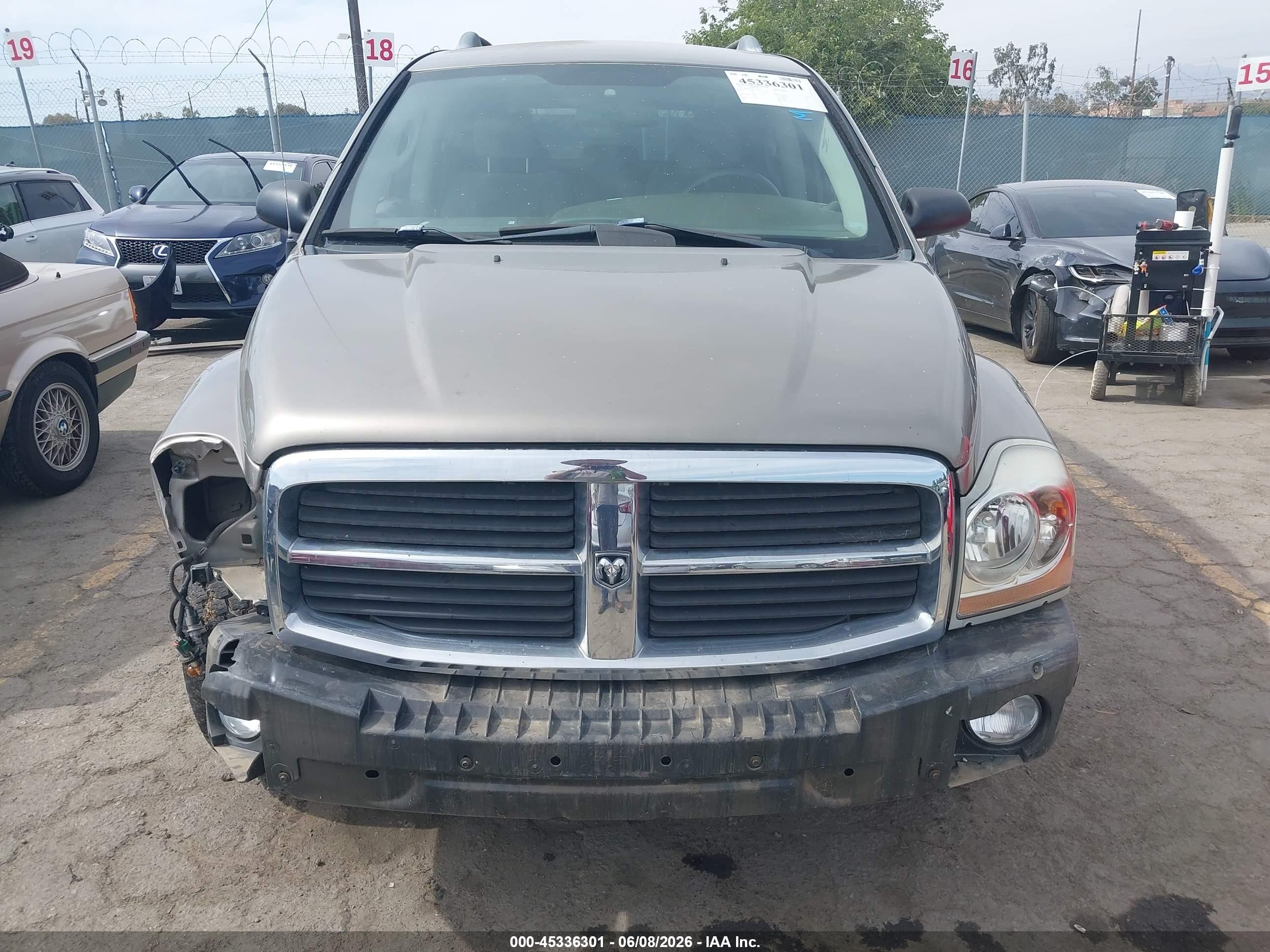 2004 Dodge Durango Slt Gold vin: 1D4HD48D54F132618