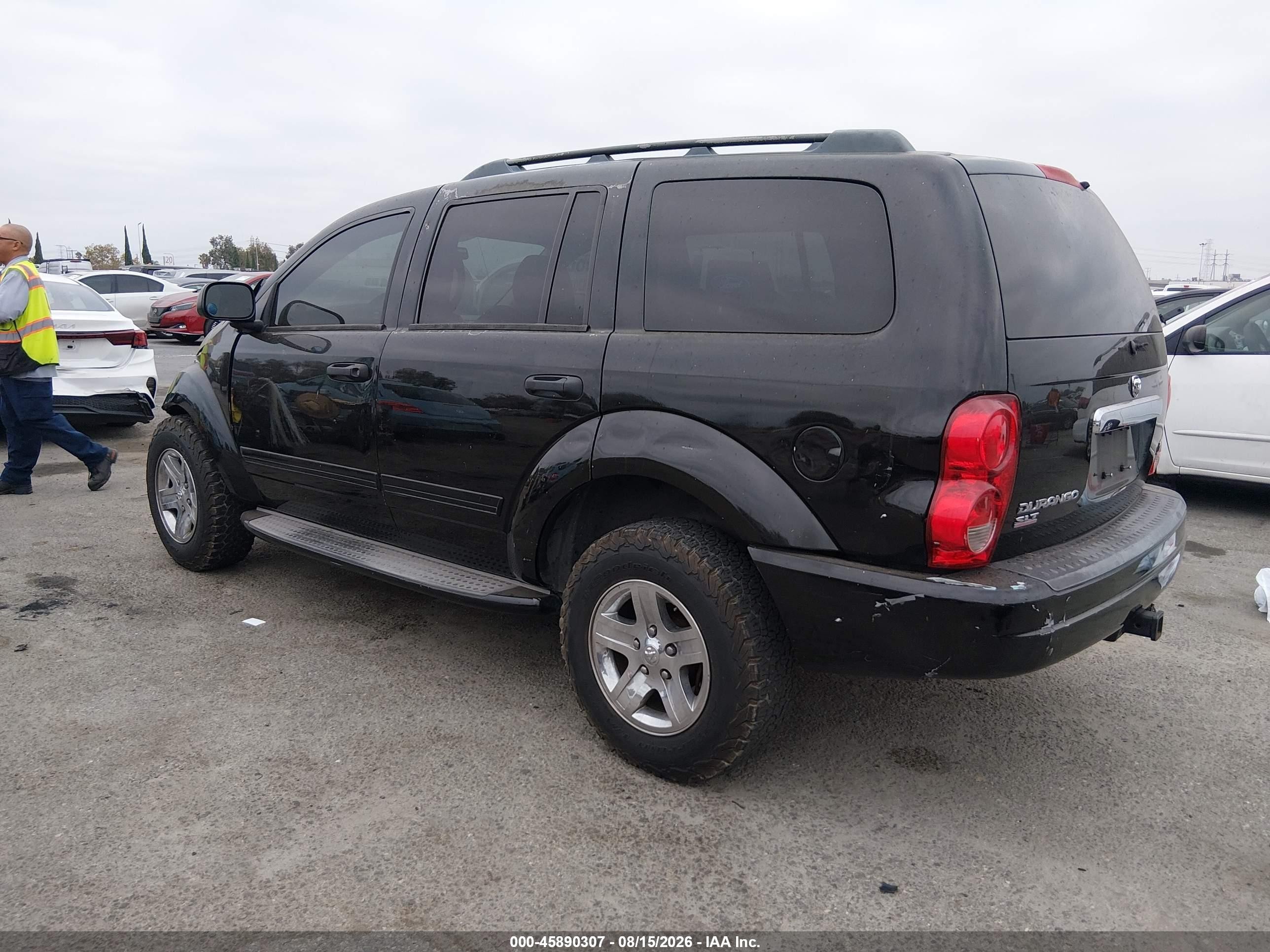 2005 Dodge Durango Slt Black vin: 1D4HD48D85F608605
