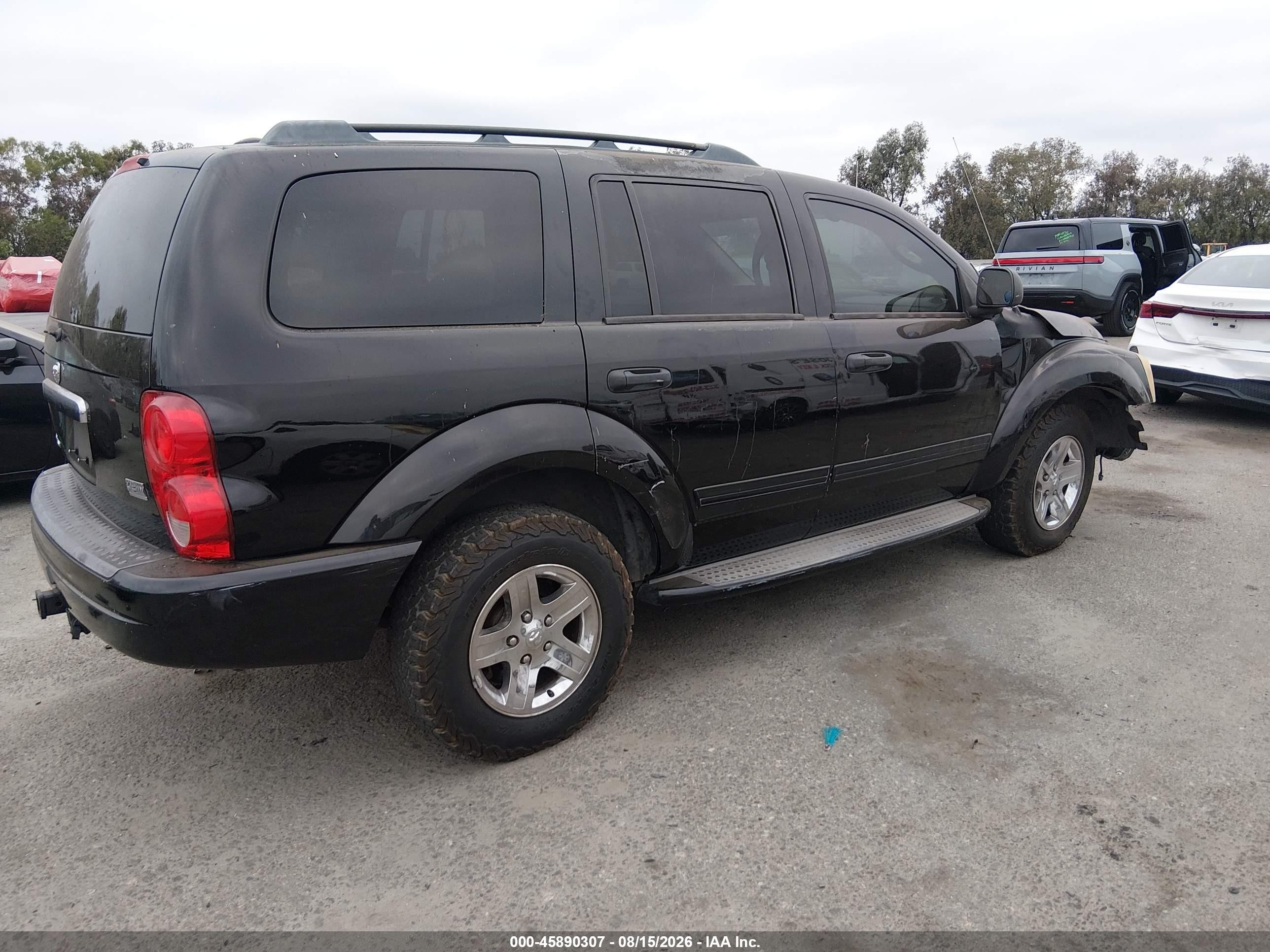 2005 Dodge Durango Slt Black vin: 1D4HD48D85F608605