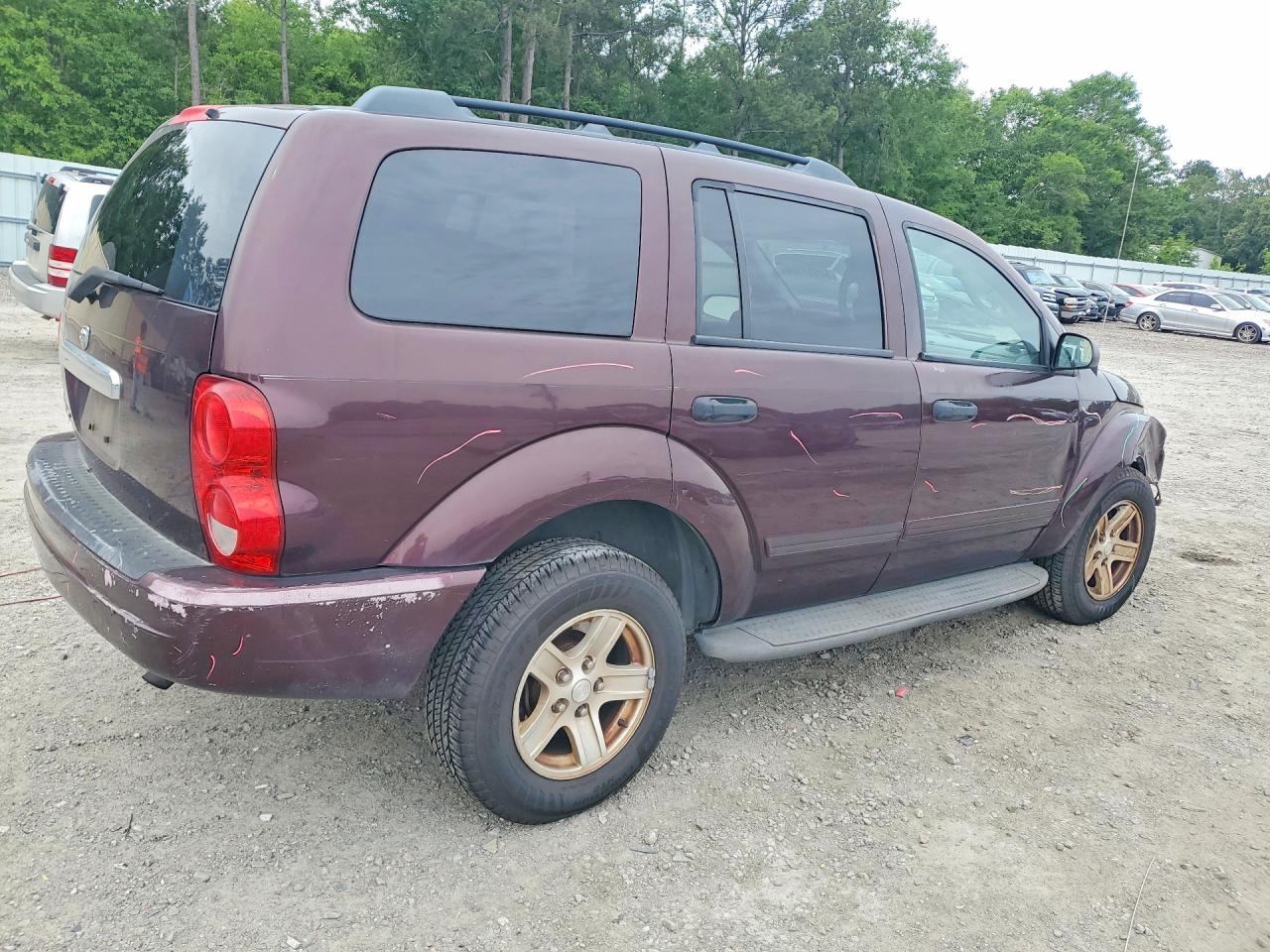 2004 Dodge Durango Slt Burgundy vin: 1D4HD48K14F186576
