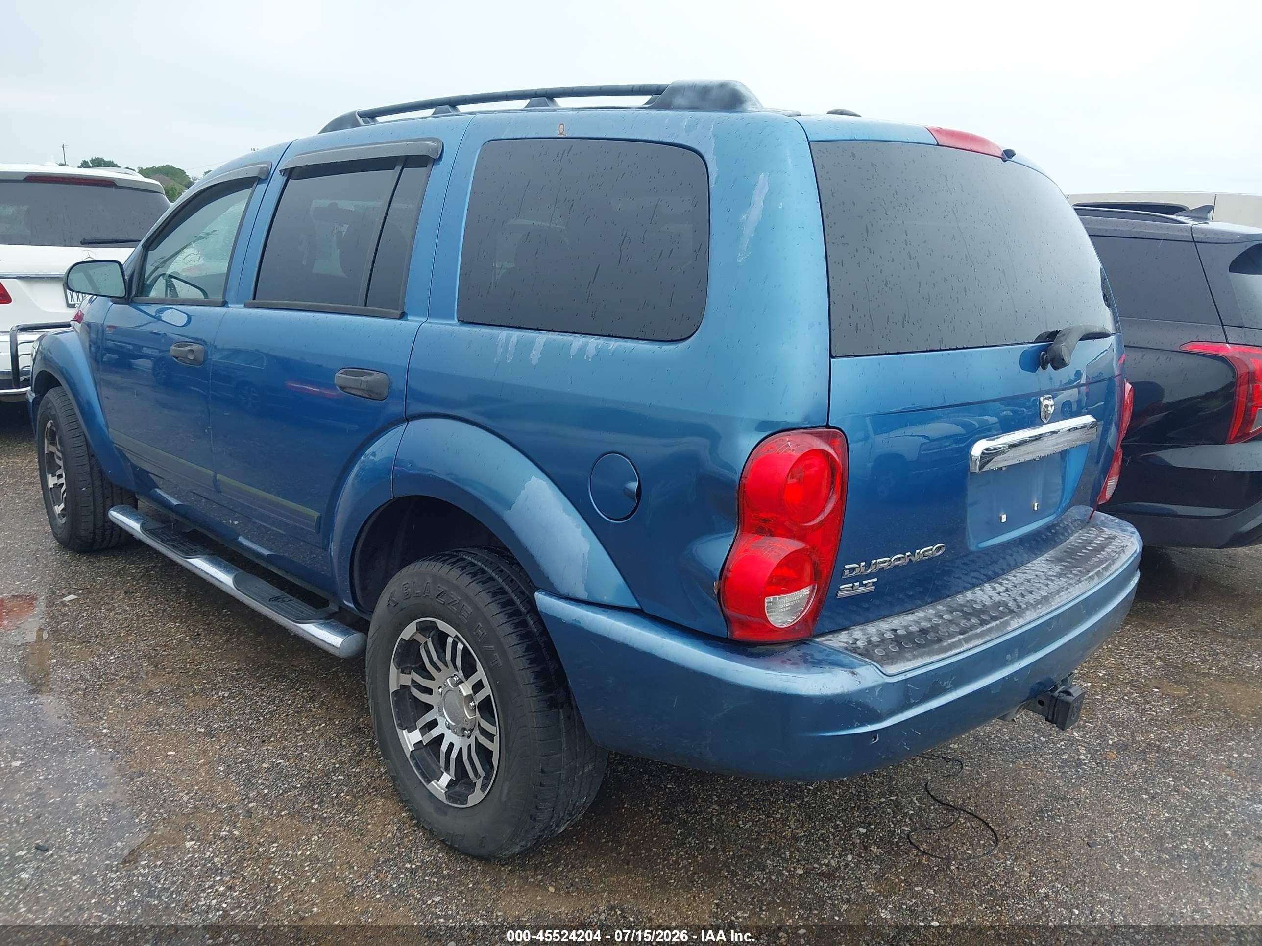 2005 Dodge Durango Slt Blue vin: 1D4HD48K55F580776
