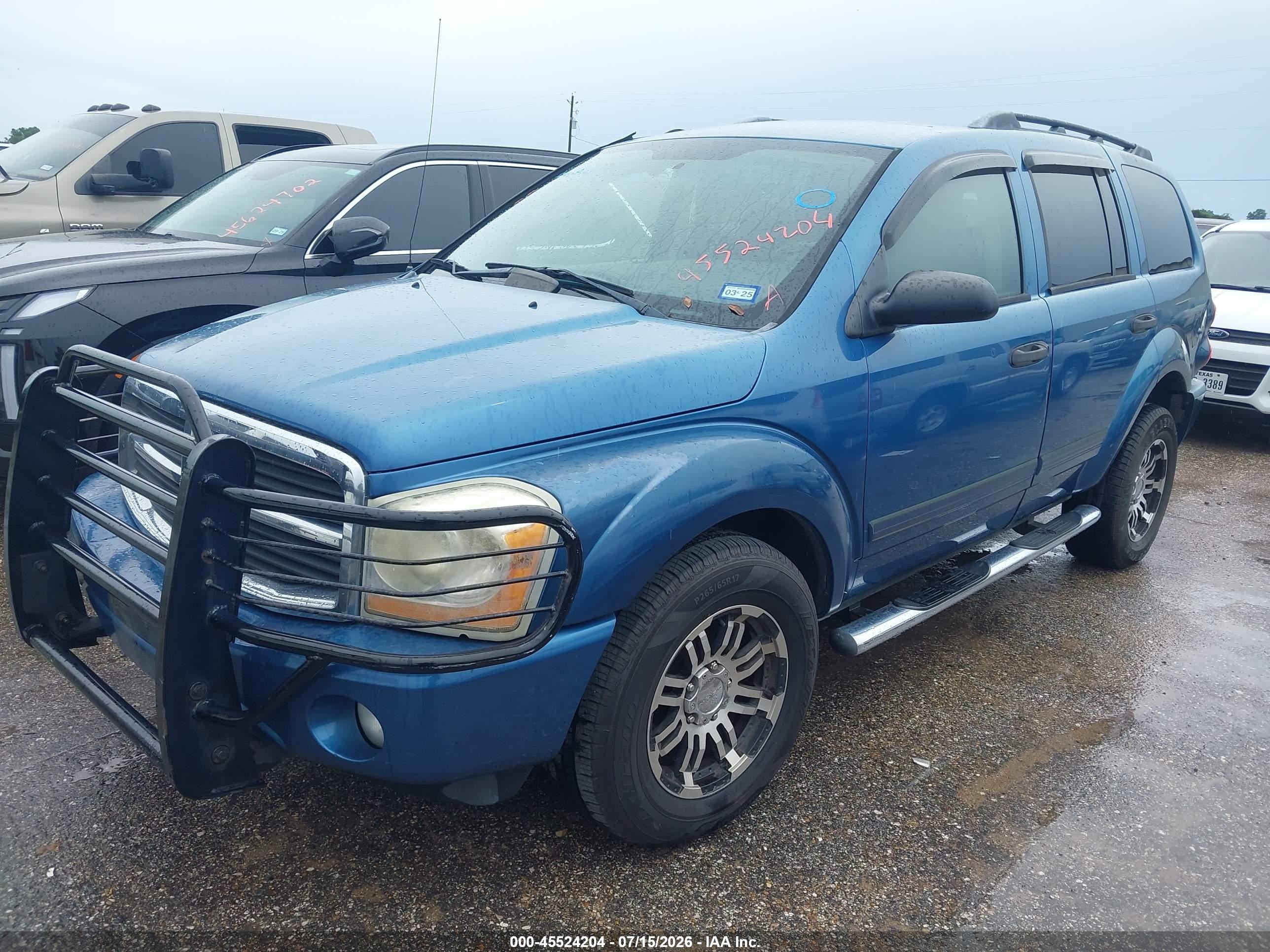 2005 Dodge Durango Slt Blue vin: 1D4HD48K55F580776