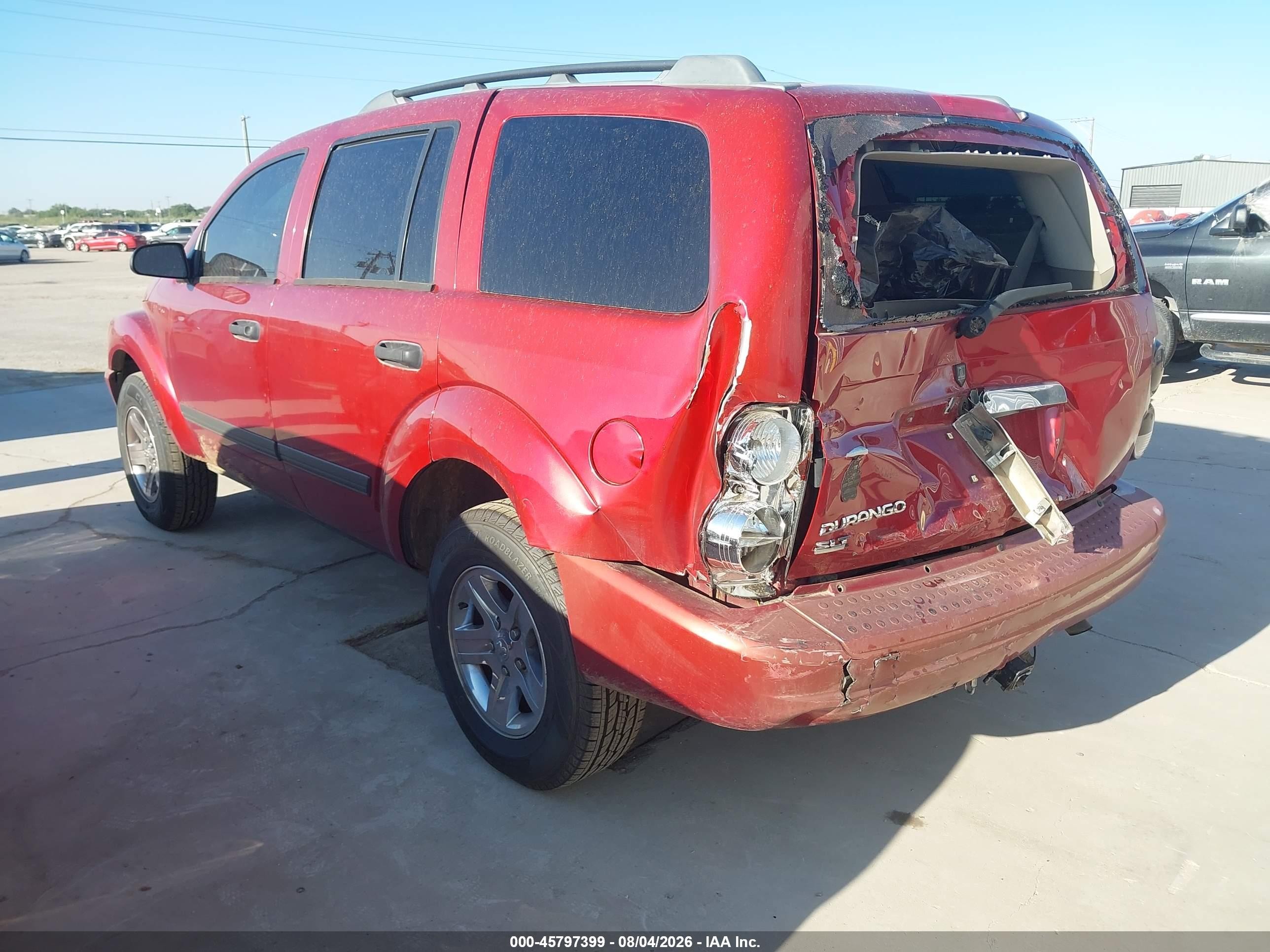 2006 Dodge Durango Slt Red vin: 1D4HD48K76F119001