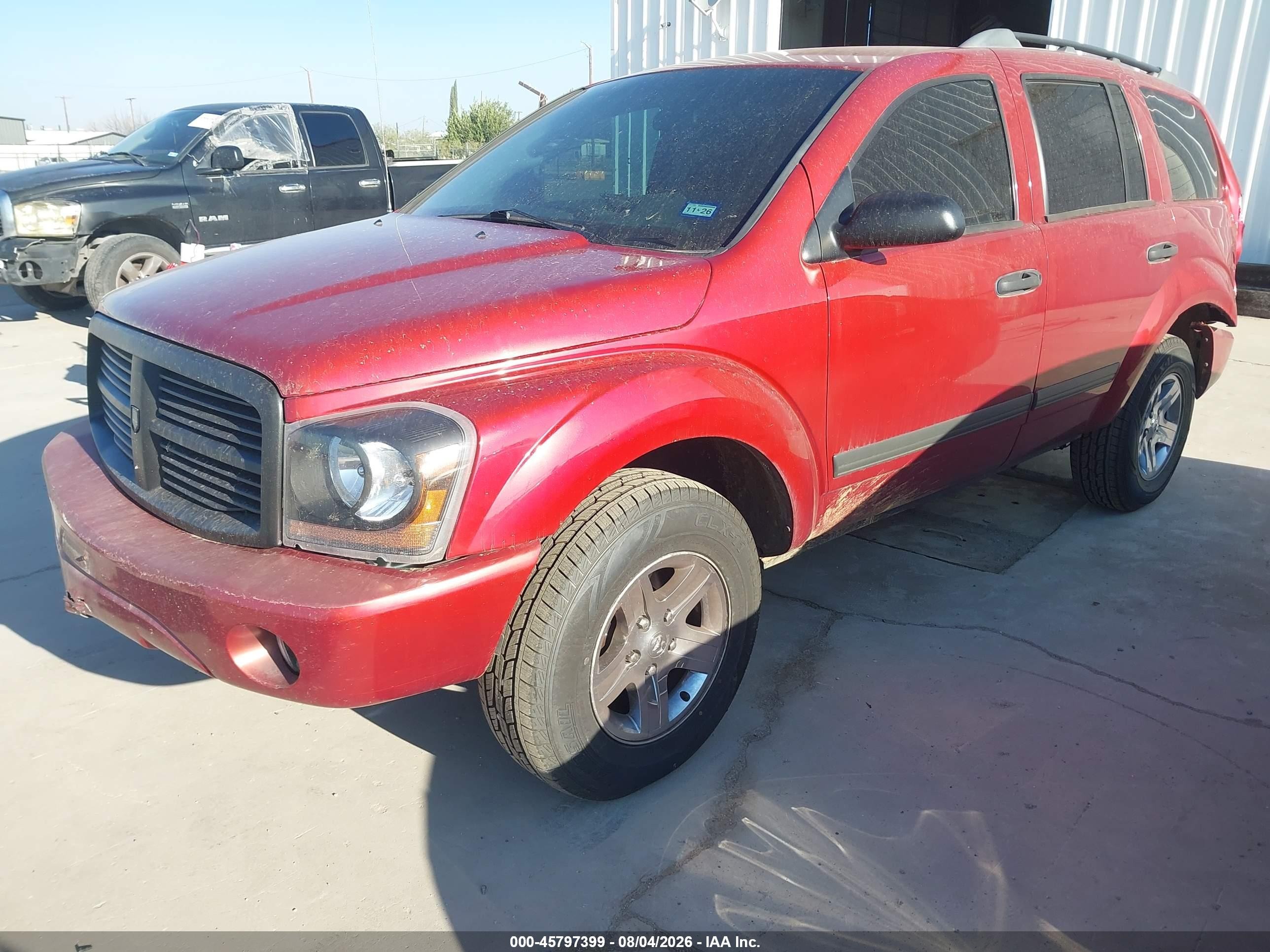 2006 Dodge Durango Slt Red vin: 1D4HD48K76F119001
