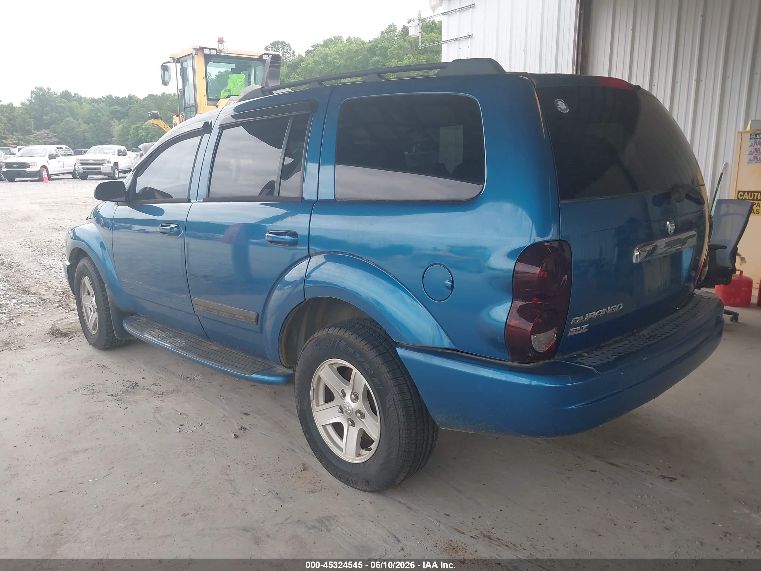 2006 Dodge Durango Slt Blue vin: 1D4HD48N06F160564