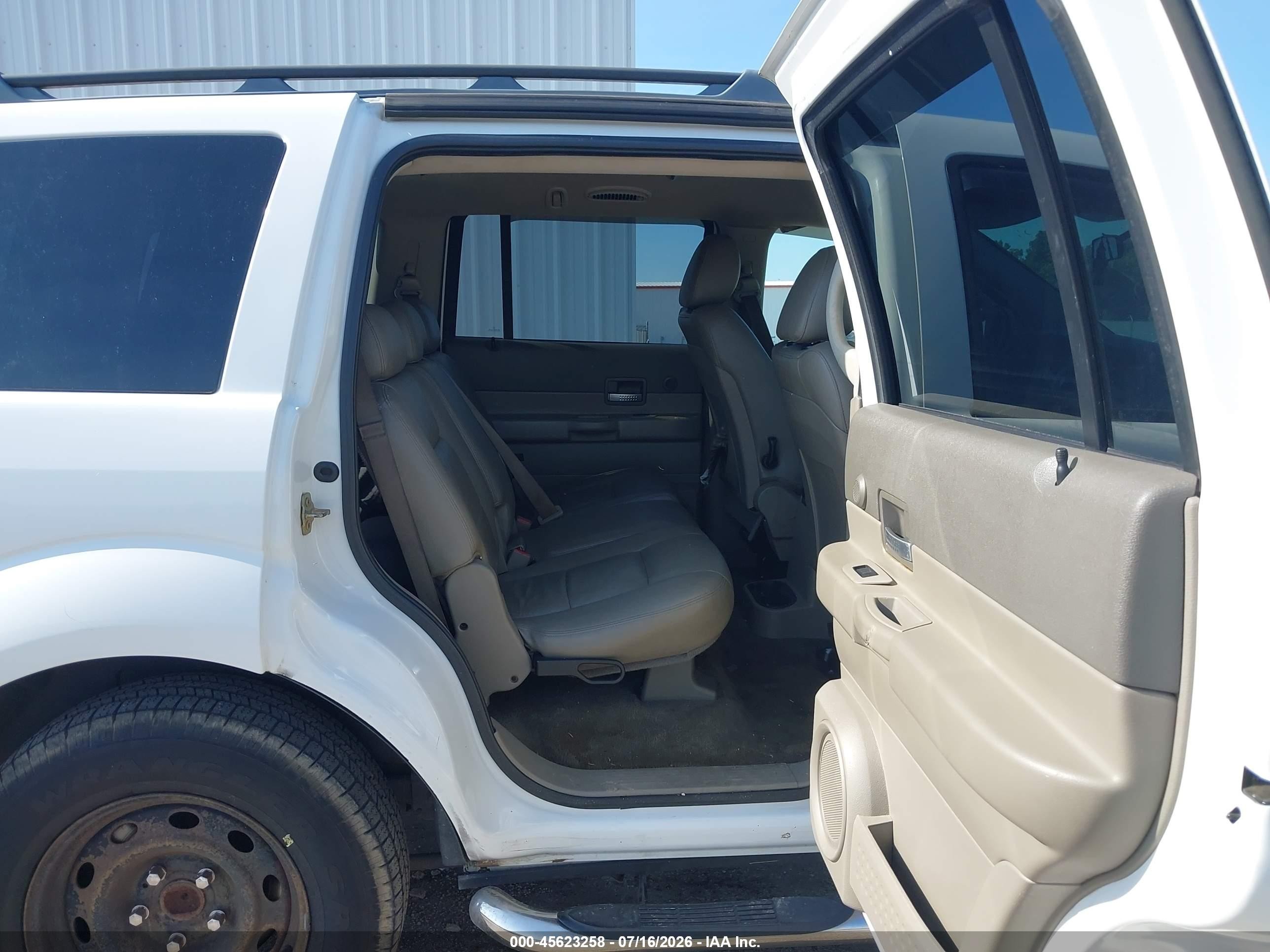 2005 Dodge Durango Slt White vin: 1D4HD48N15F587296