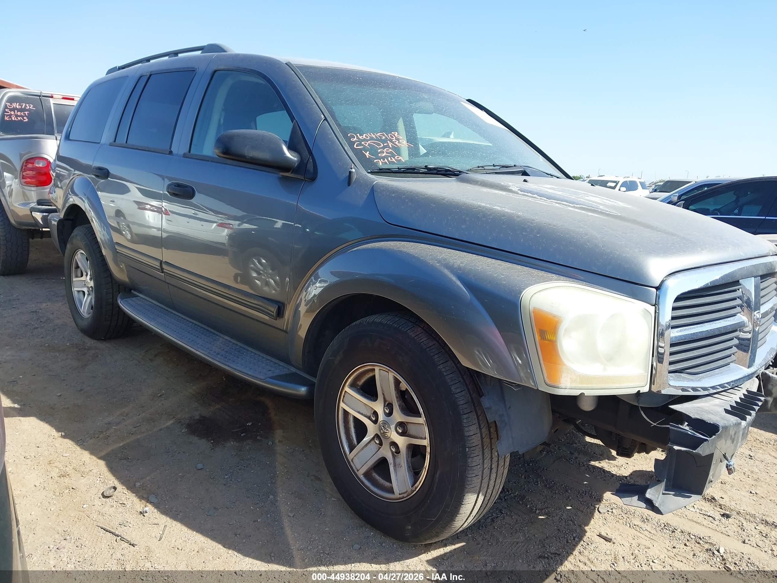 2005 Dodge Durango Slt Gray vin: 1D4HD48N35F537449