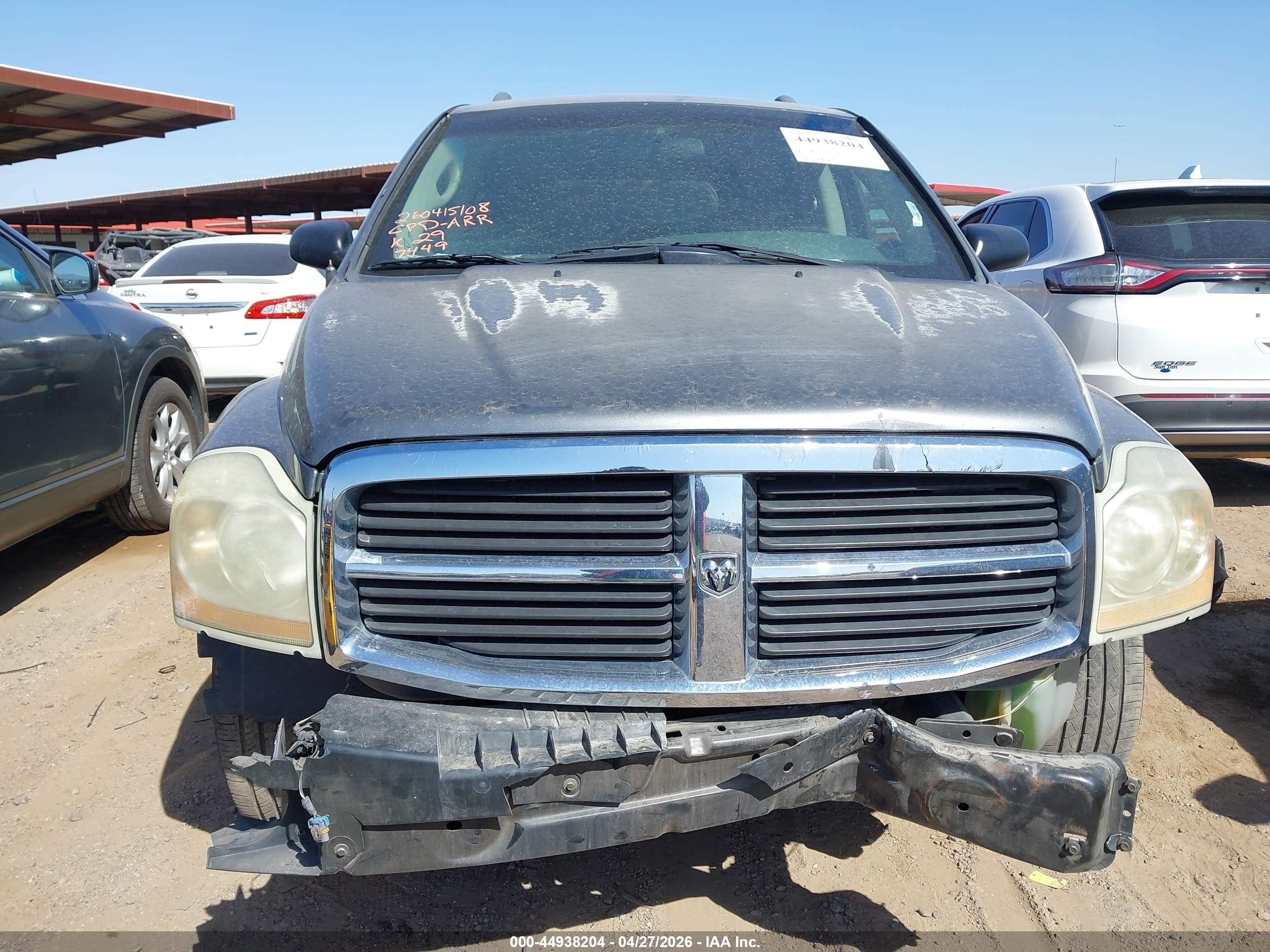2005 Dodge Durango Slt Gray vin: 1D4HD48N35F537449