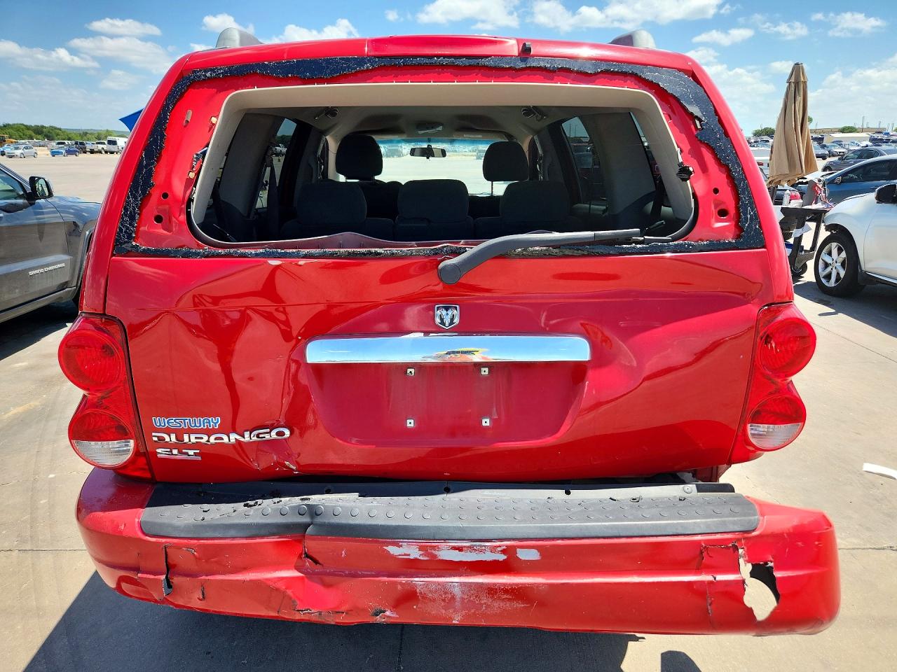 2005 Dodge Durango Красный vin: 1D4HD48N35F612747
