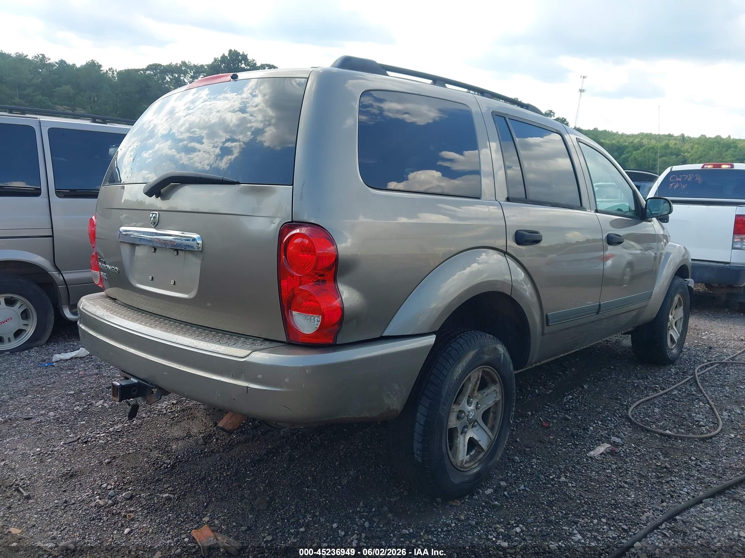 2006 Dodge Durango Slt Золотой vin: 1D4HD48N36F154242