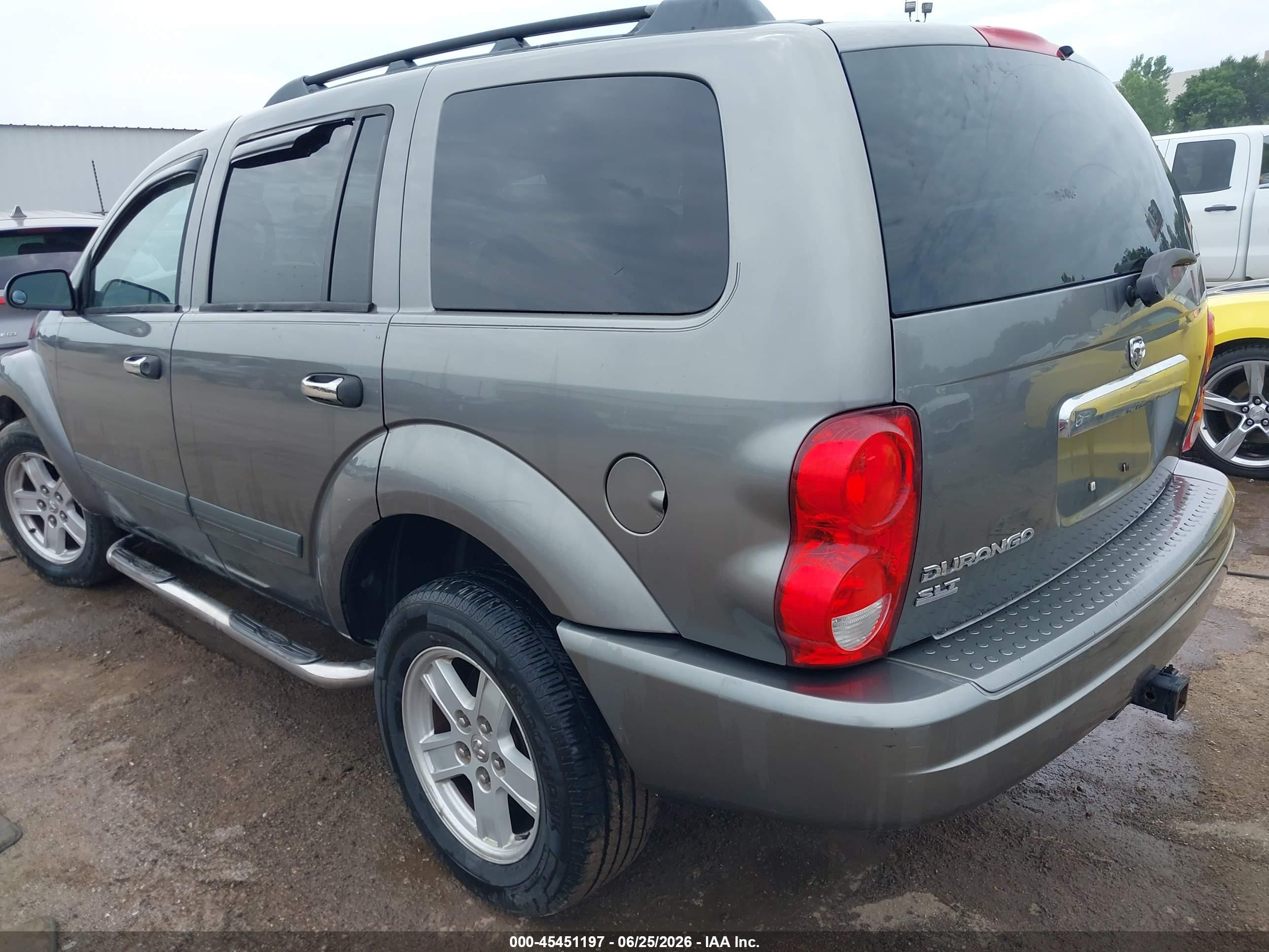 2006 Dodge Durango Slt Gray vin: 1D4HD48N36F182459