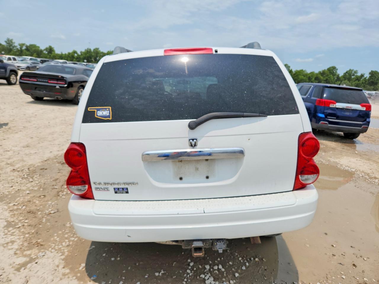 2006 Dodge Durango Slt White vin: 1D4HD48N46F161667