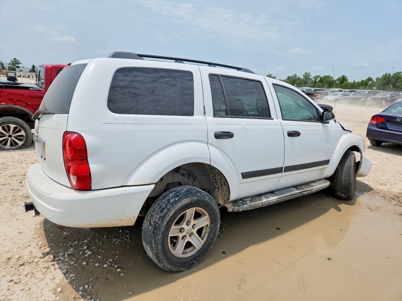 2006 Dodge Durango Slt White vin: 1D4HD48N46F161667