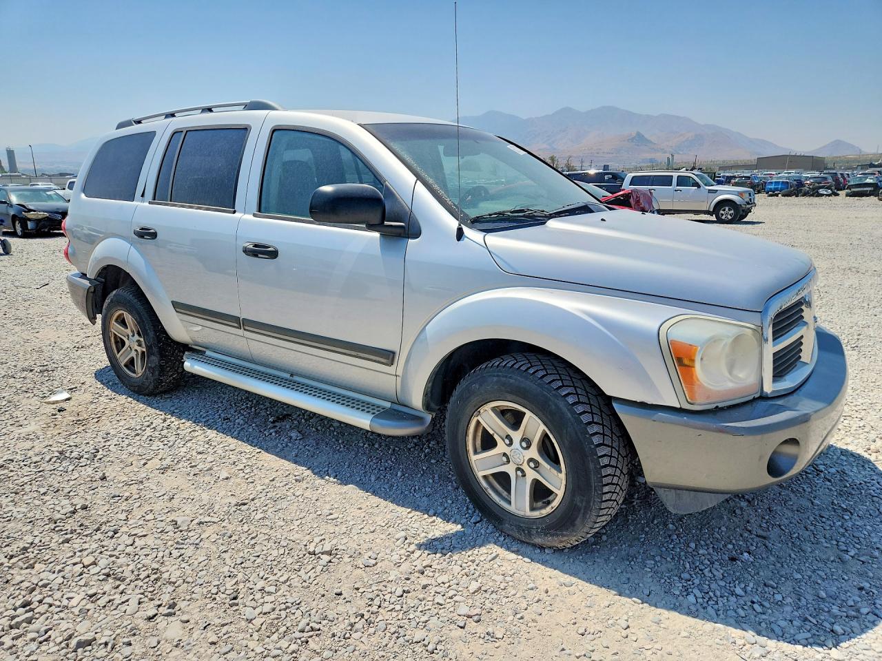 2006 Dodge Durango Slt Silver vin: 1D4HD48N56F144179
