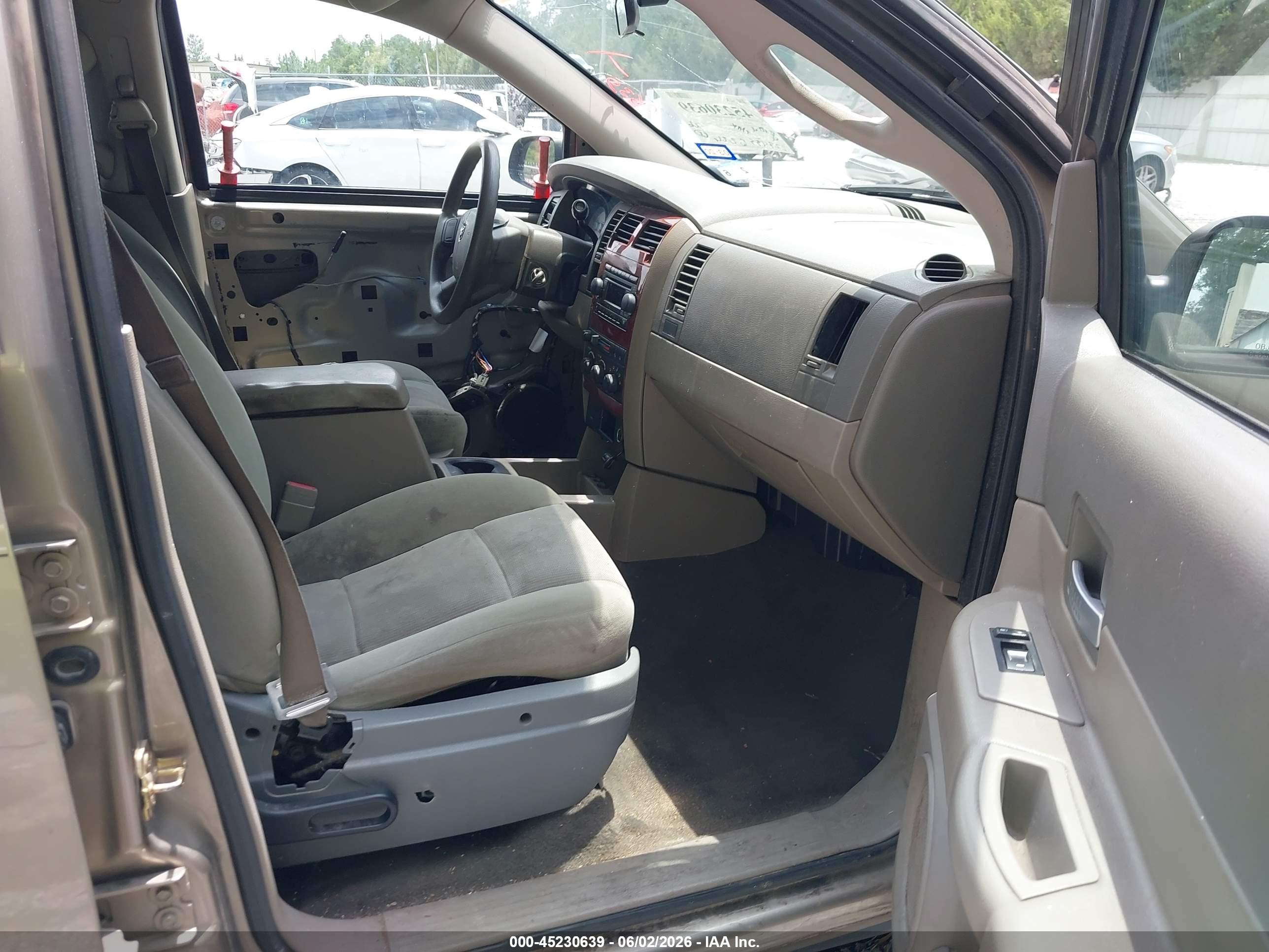 2006 Dodge Durango Slt Champagne vin: 1D4HD48N56F148314