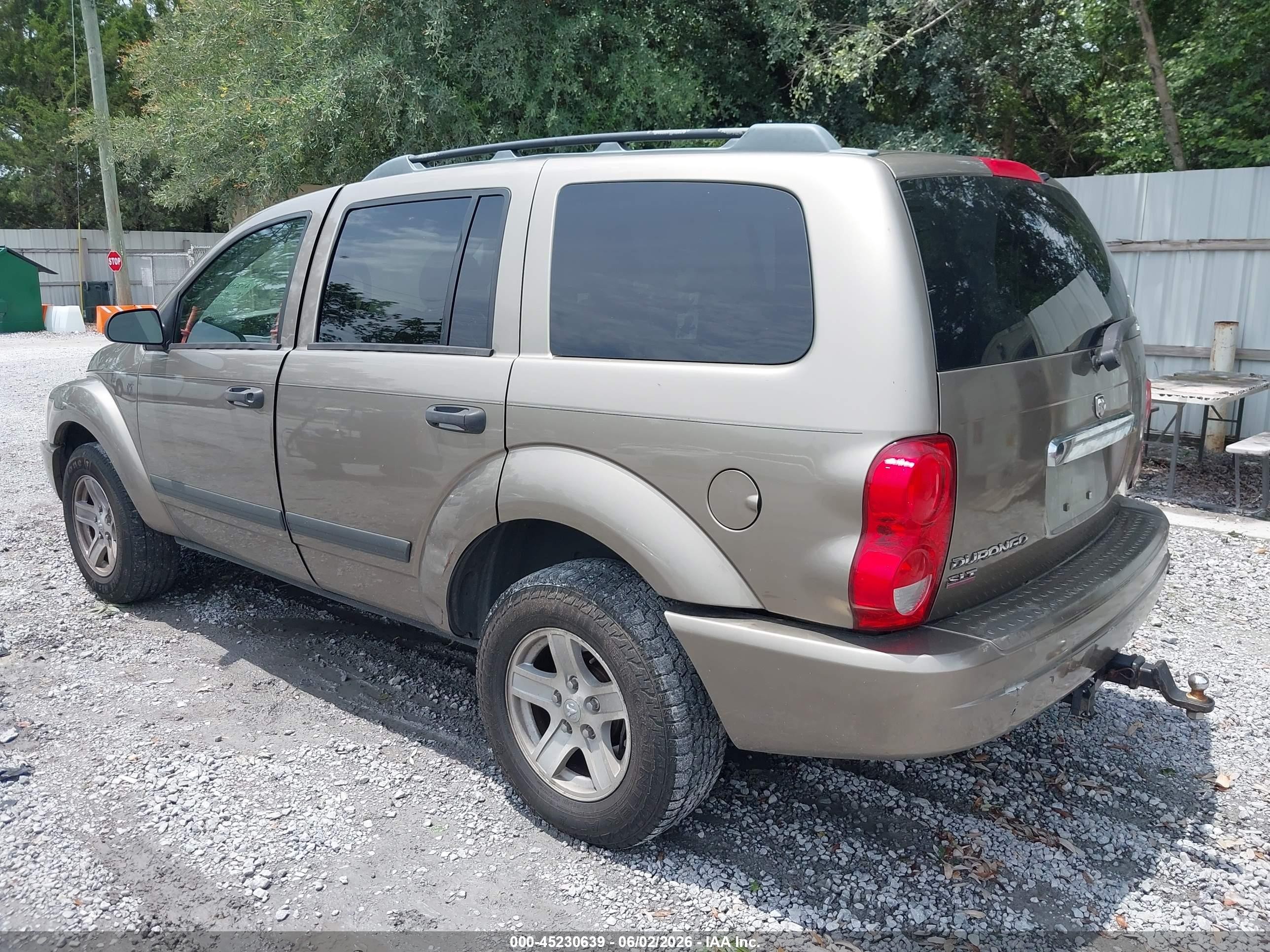 2006 Dodge Durango Slt Champagne vin: 1D4HD48N56F148314