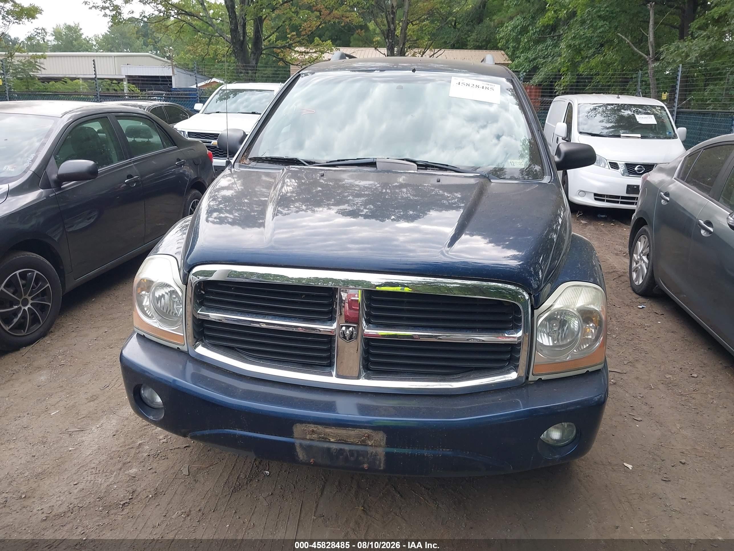2005 Dodge Durango Slt Blue vin: 1D4HD48N75F612895