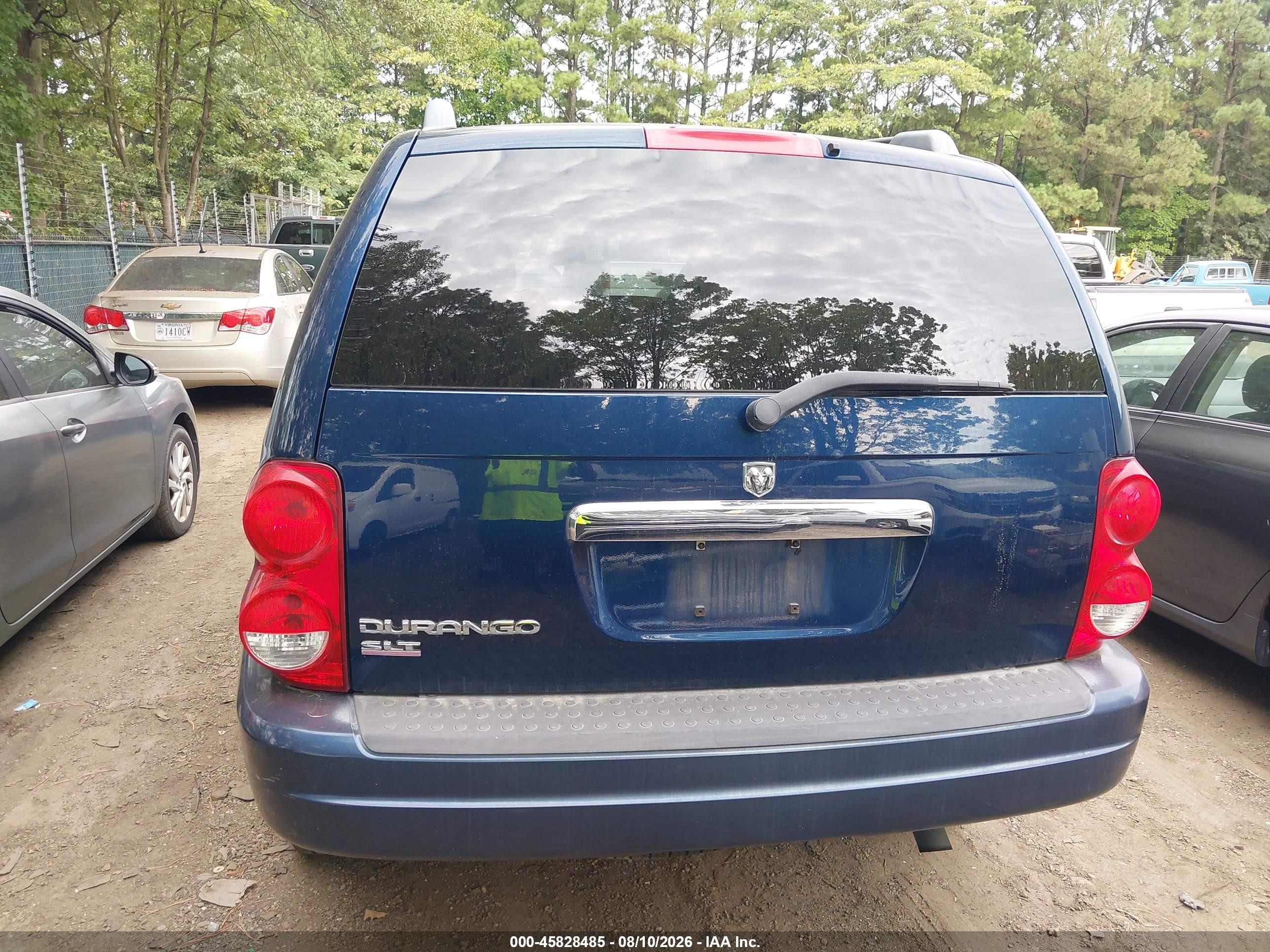 2005 Dodge Durango Slt Blue vin: 1D4HD48N75F612895