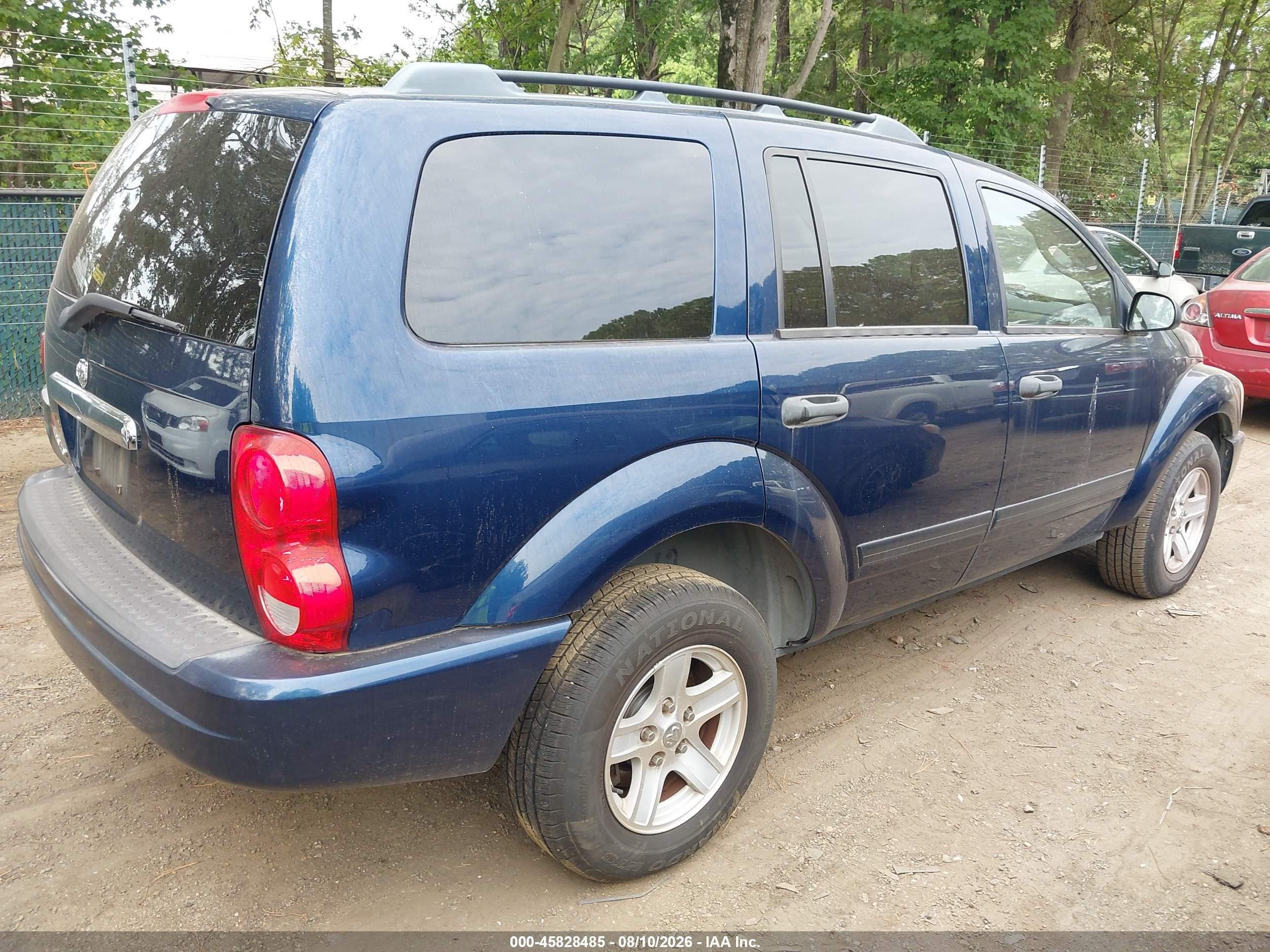 2005 Dodge Durango Slt Blue vin: 1D4HD48N75F612895