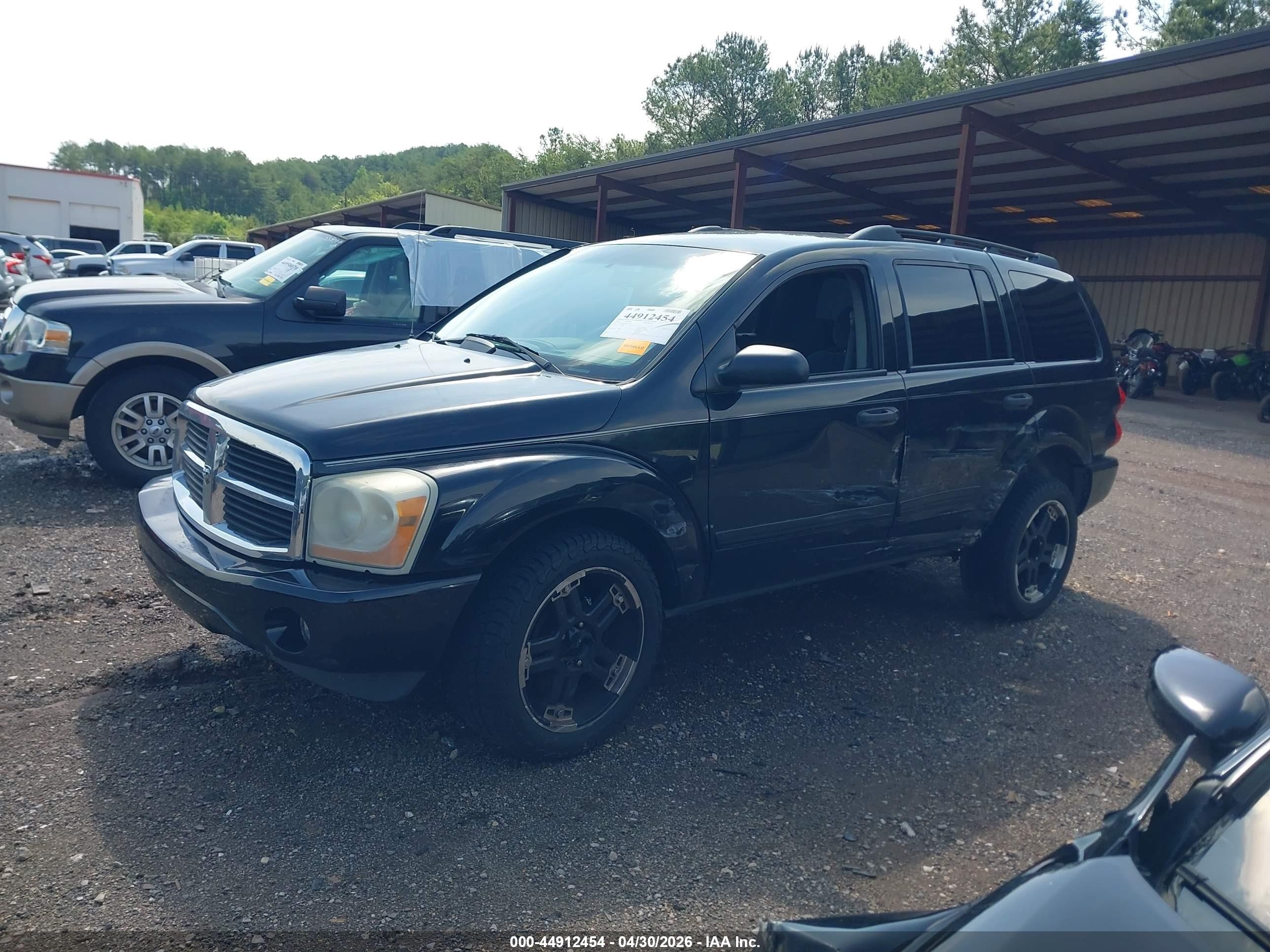 2004 Dodge Durango Slt Black vin: 1D4HD48N84F121539