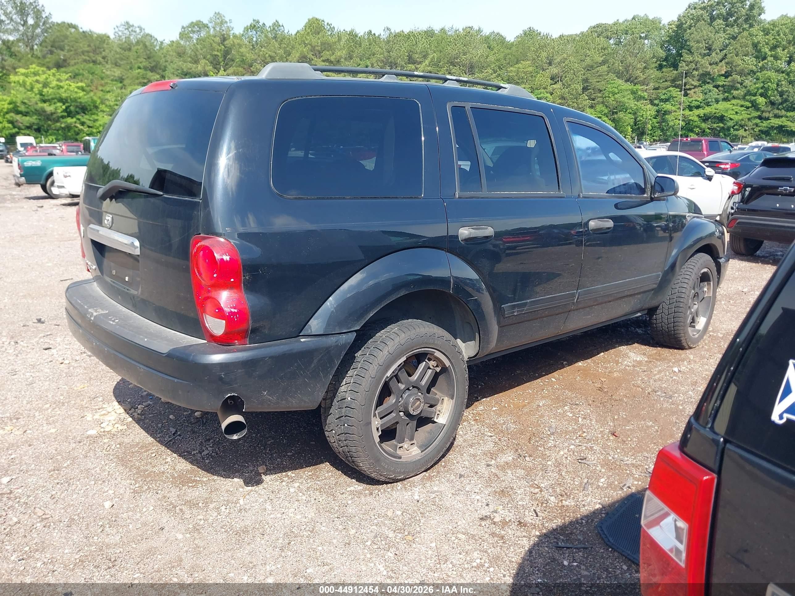 2004 Dodge Durango Slt Black vin: 1D4HD48N84F121539