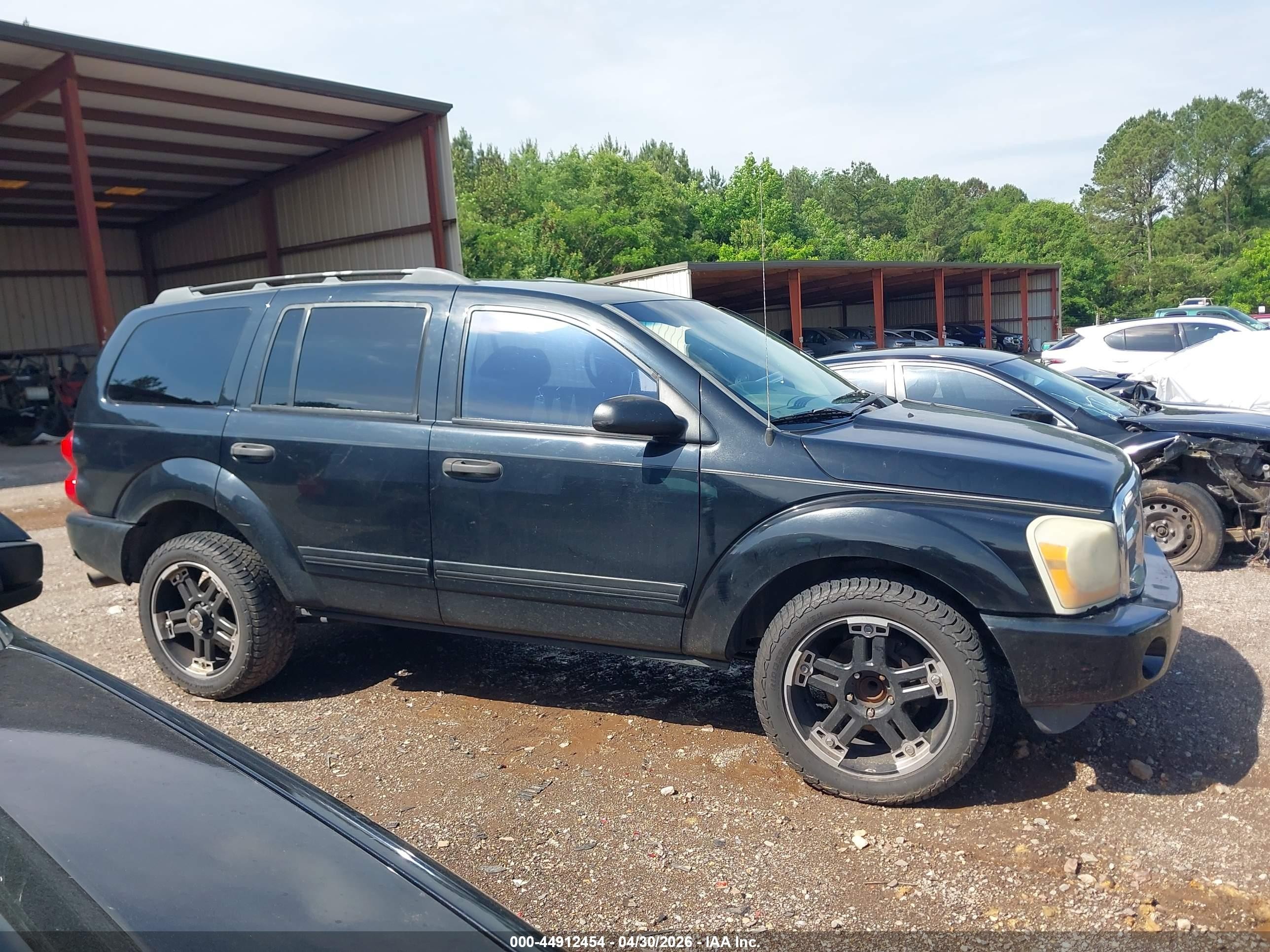2004 Dodge Durango Slt Black vin: 1D4HD48N84F121539