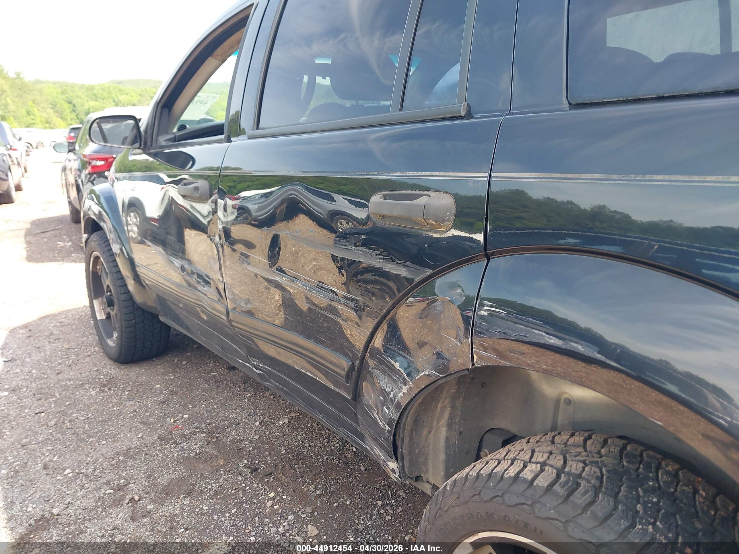 2004 Dodge Durango Slt Black vin: 1D4HD48N84F121539
