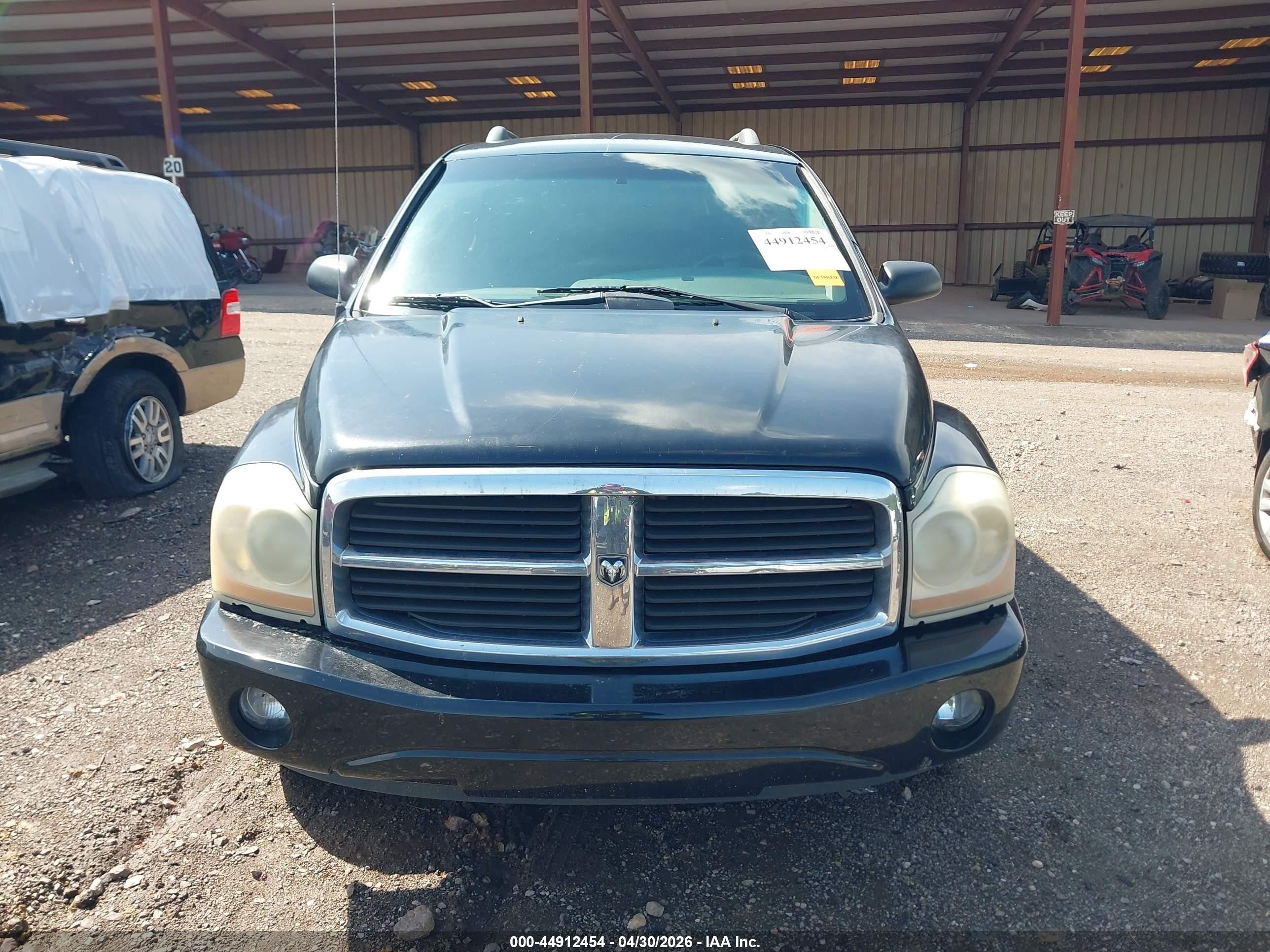 2004 Dodge Durango Slt Black vin: 1D4HD48N84F121539